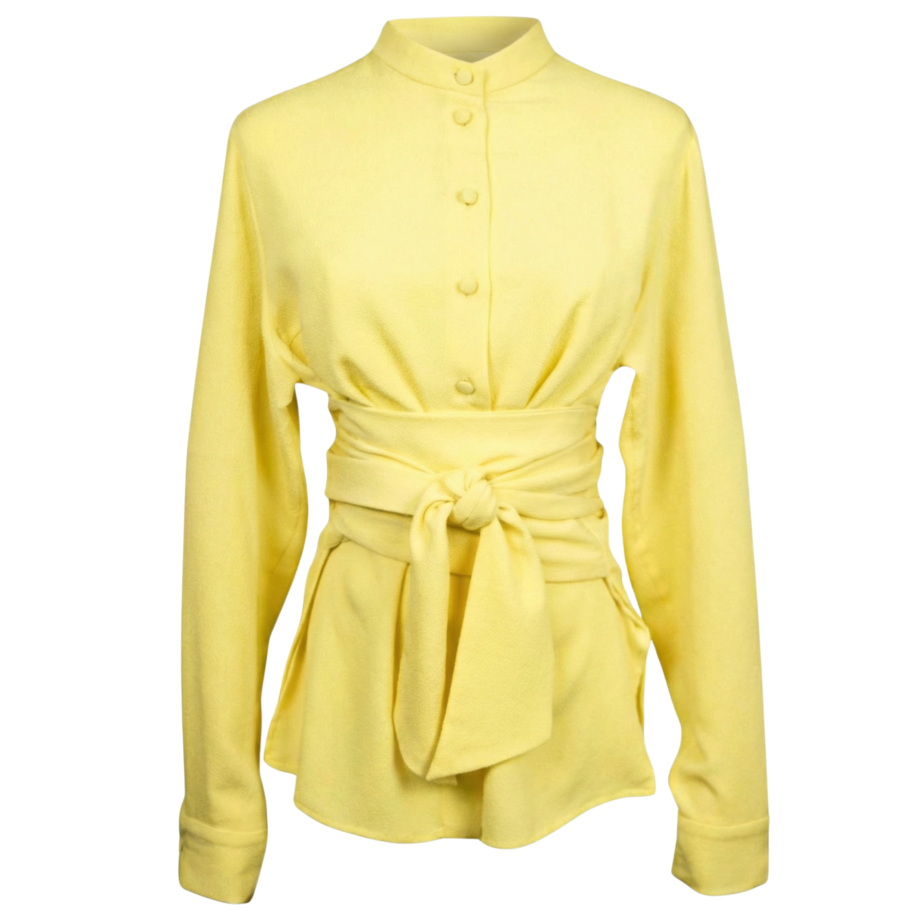 Signature Wrap Blouse – Tailored Grace with a Twist