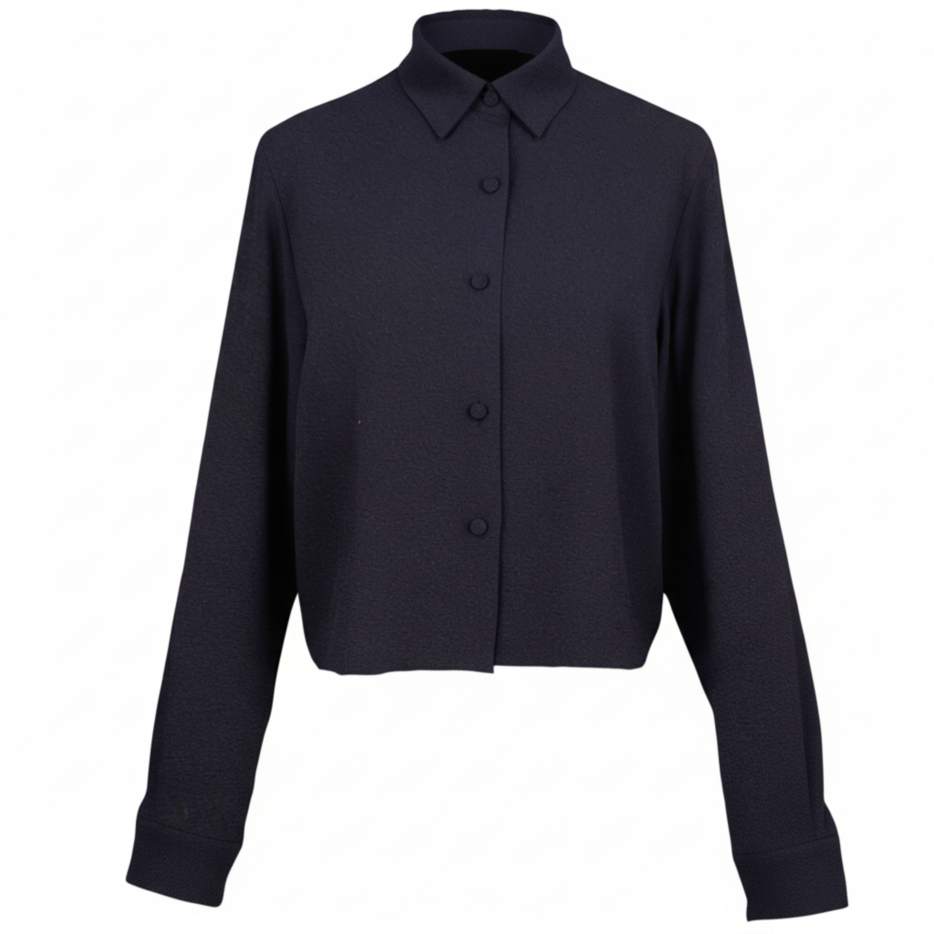 Overlapped Blouse – Cropped & Flowing Silhouette