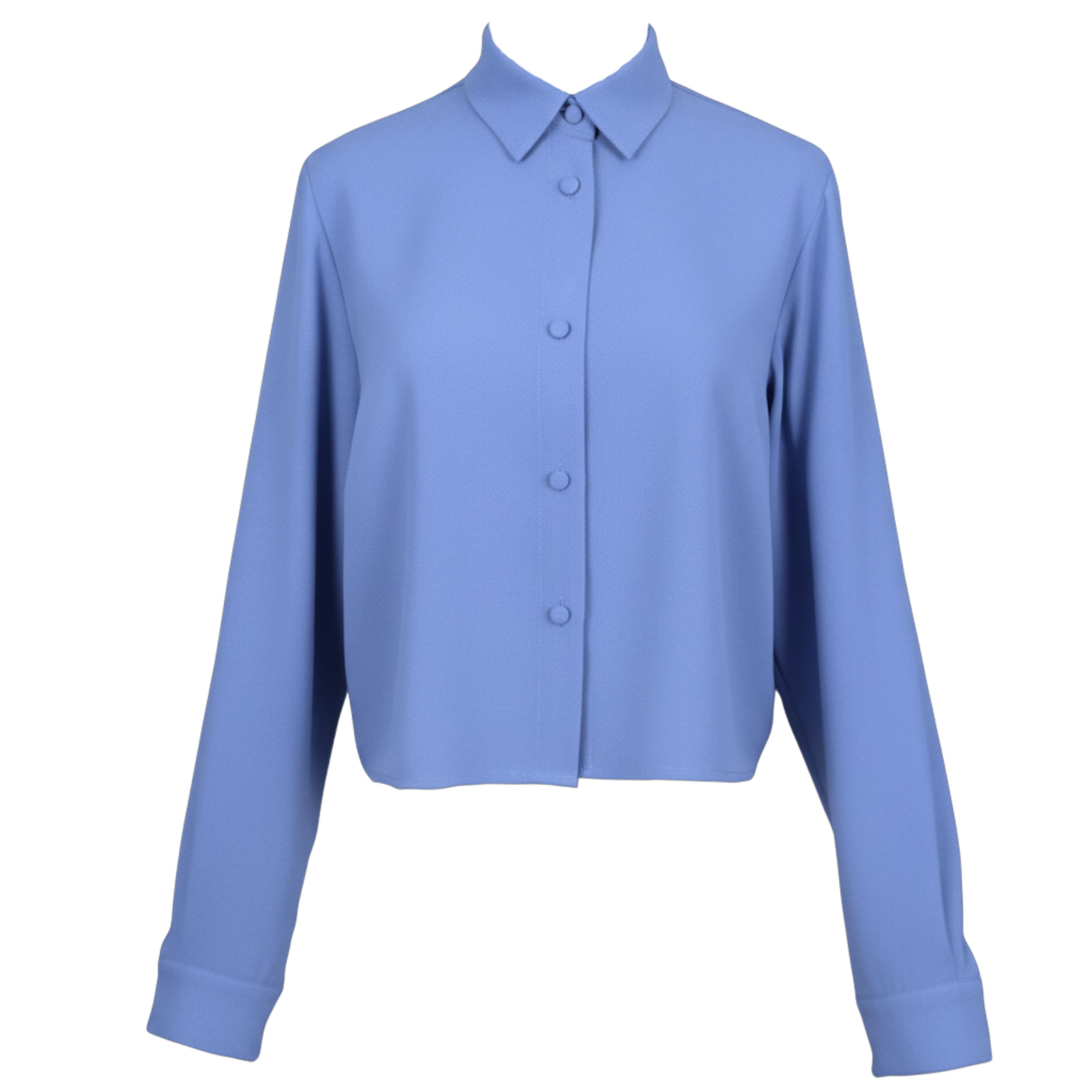 Overlapped Blouse – Cropped & Flowing Silhouette