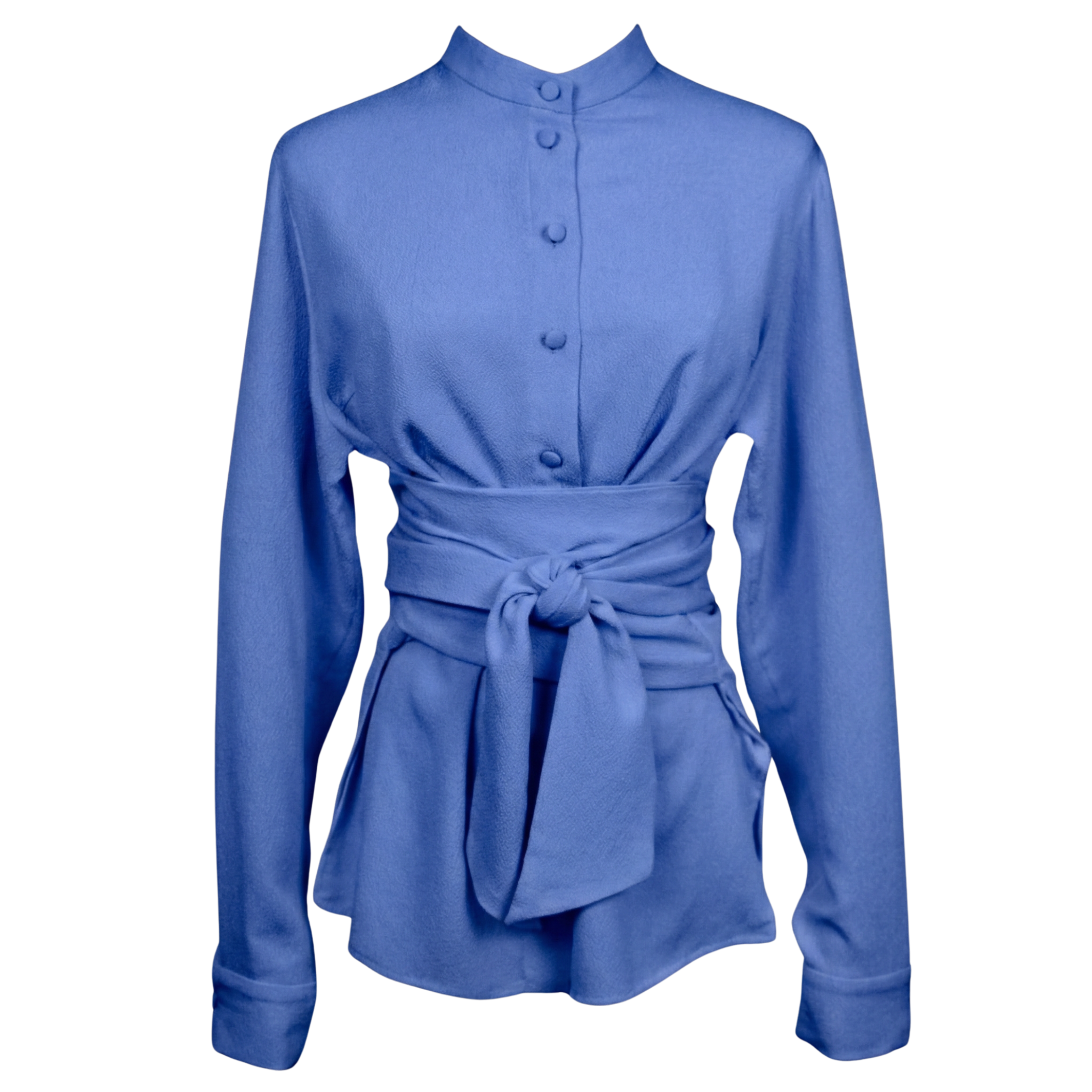 Signature Wrap Blouse – Tailored Grace with a Twist