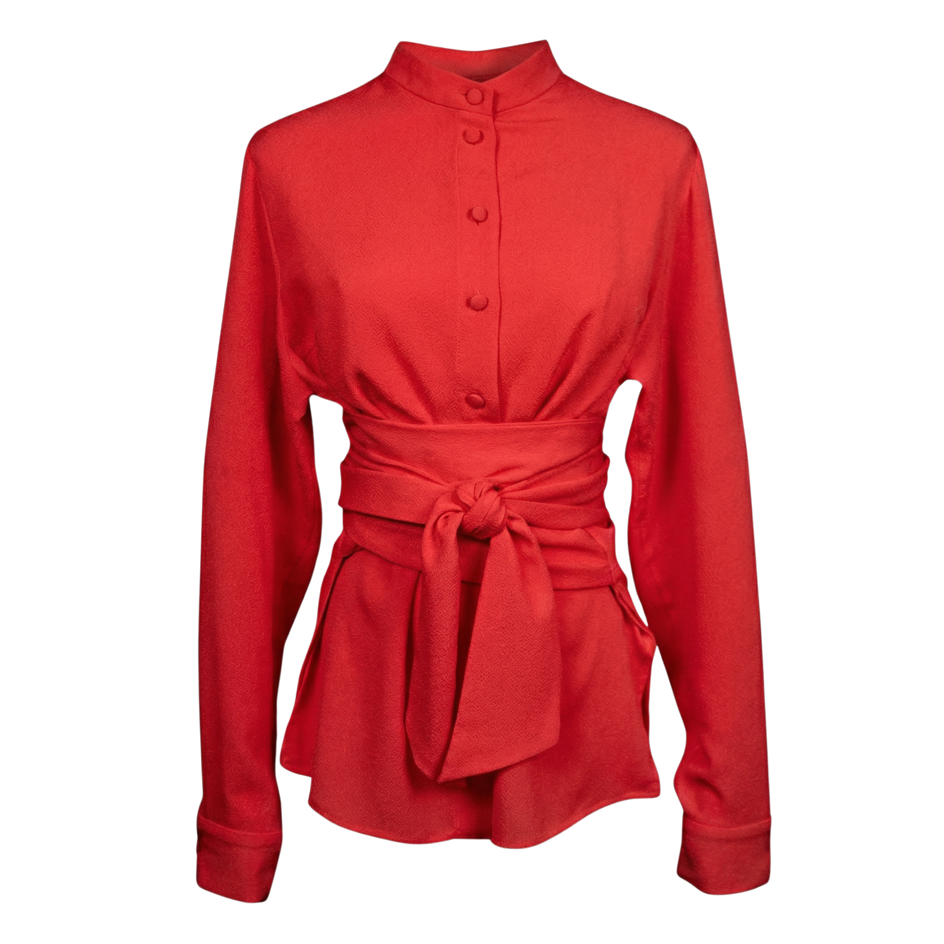 Signature Wrap Blouse – Tailored Grace with a Twist