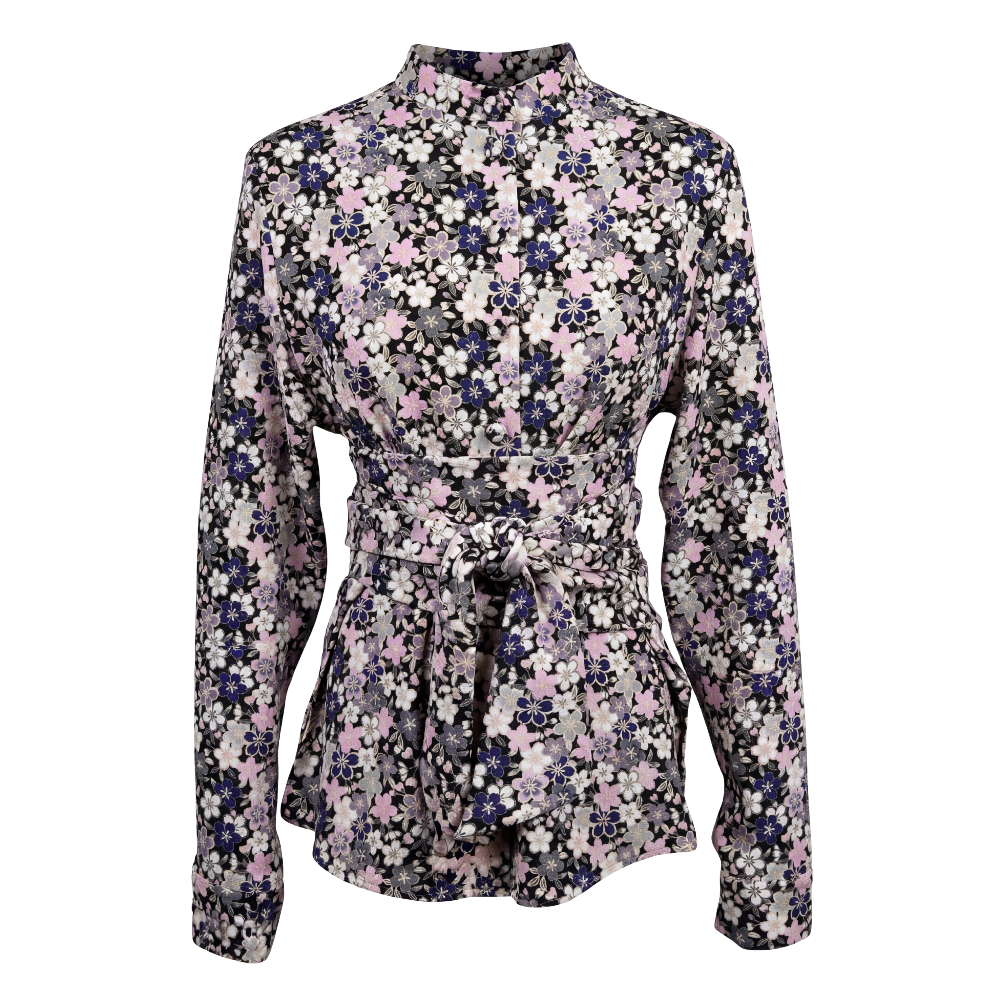 Signature Wrap Blouse – Tailored Grace with a Twist