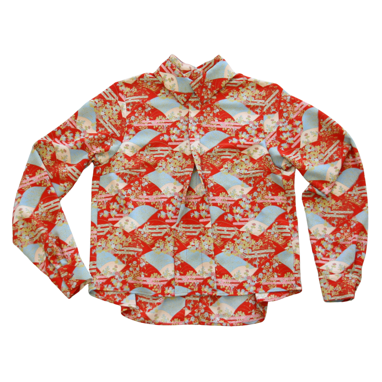 SIGNATURE 2-WAY DOUBLE COLLAR BLOUSE