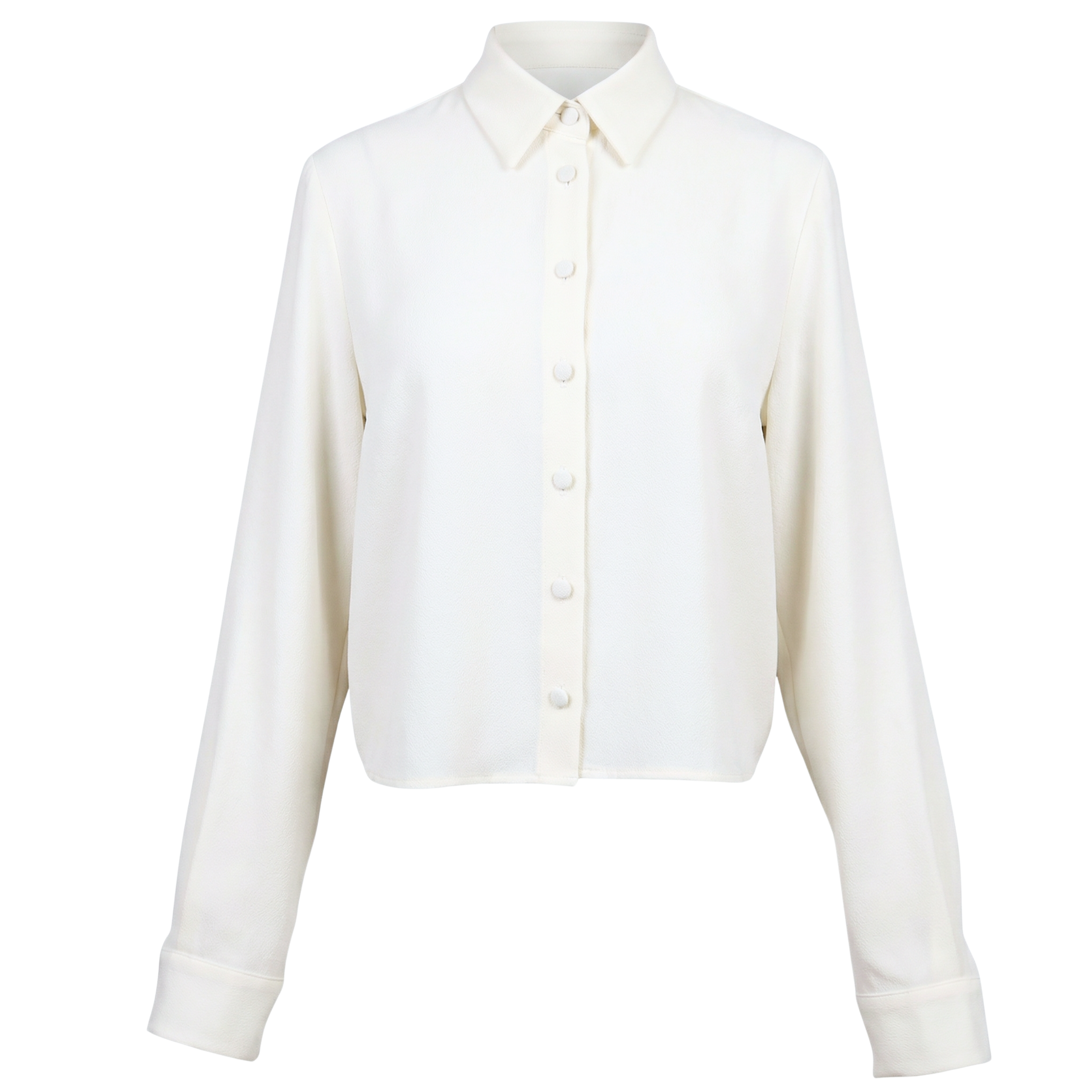 Overlapped Blouse – Cropped & Flowing Silhouette
