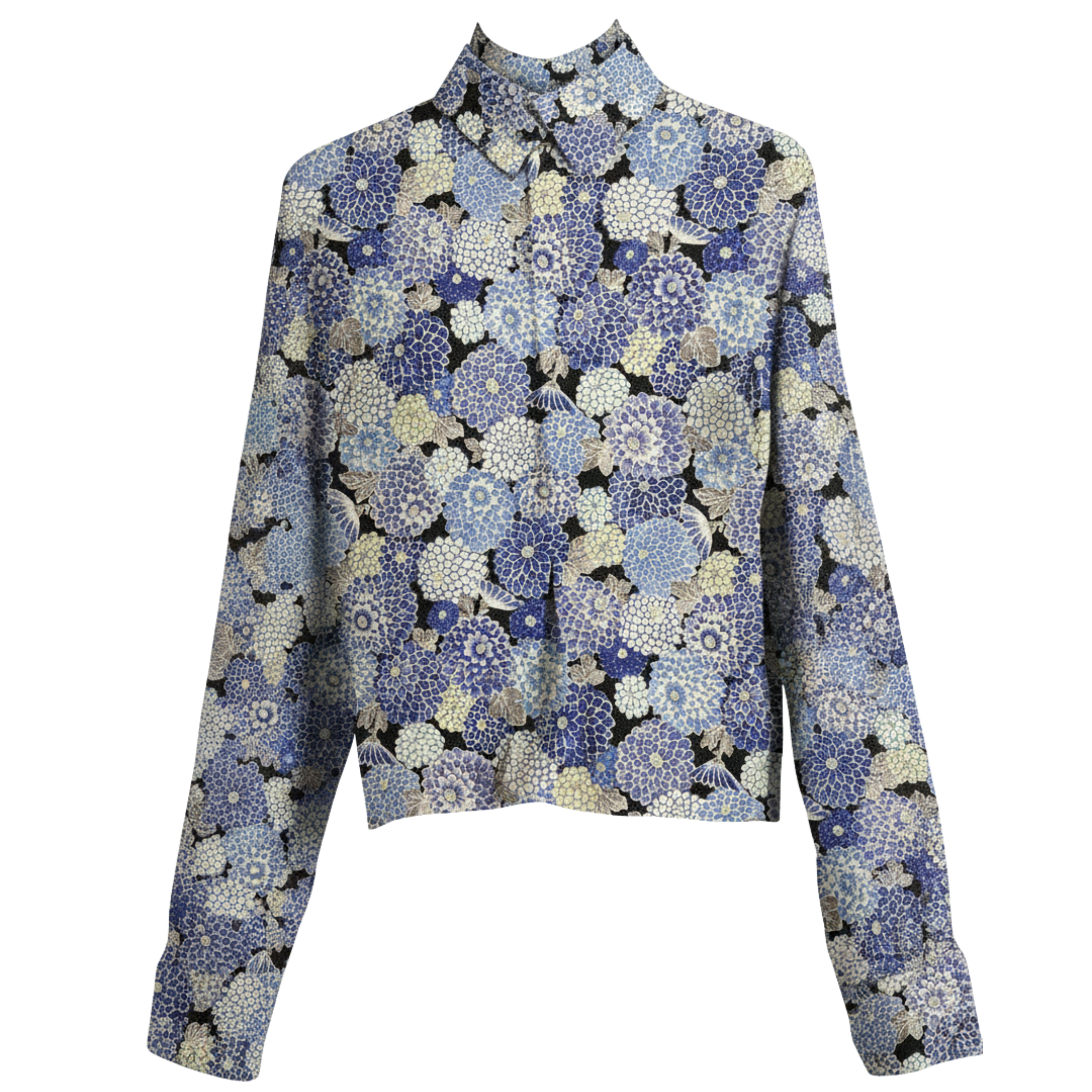 Signature 2-Way Double Collar Blouse – Iconic Versatility