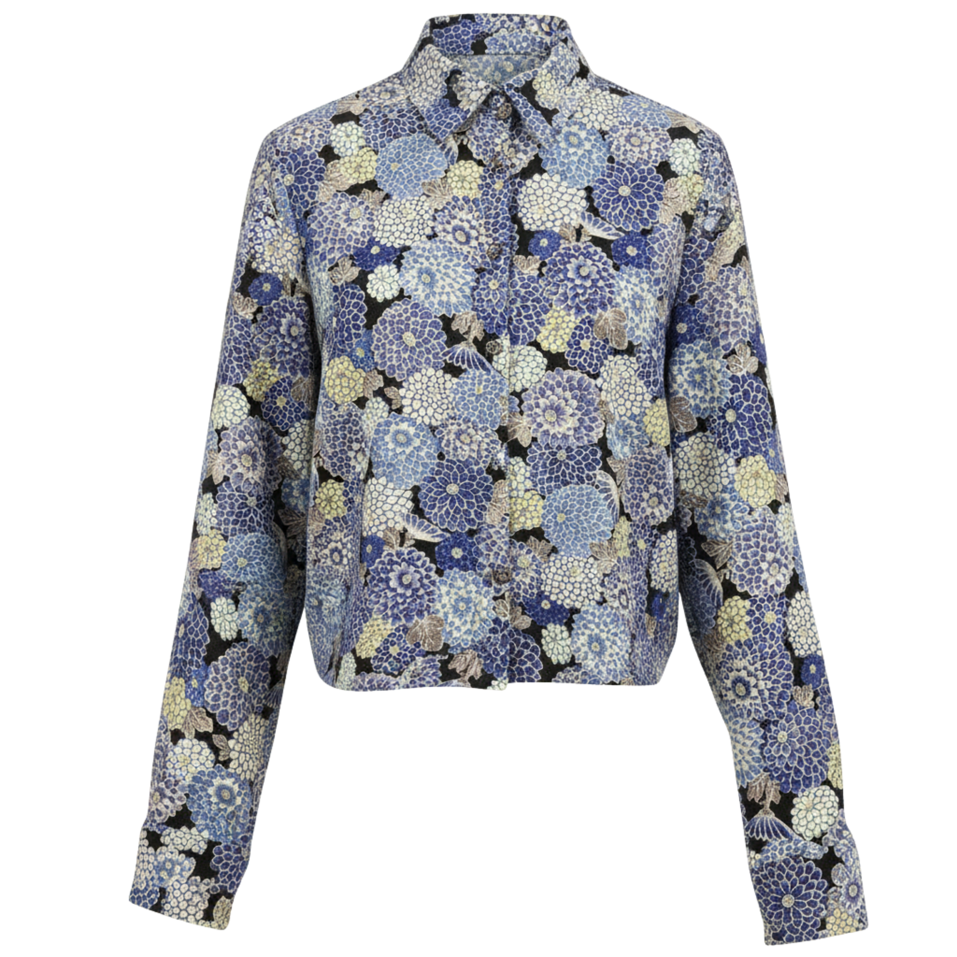Overlapped Blouse – Cropped & Flowing Silhouette