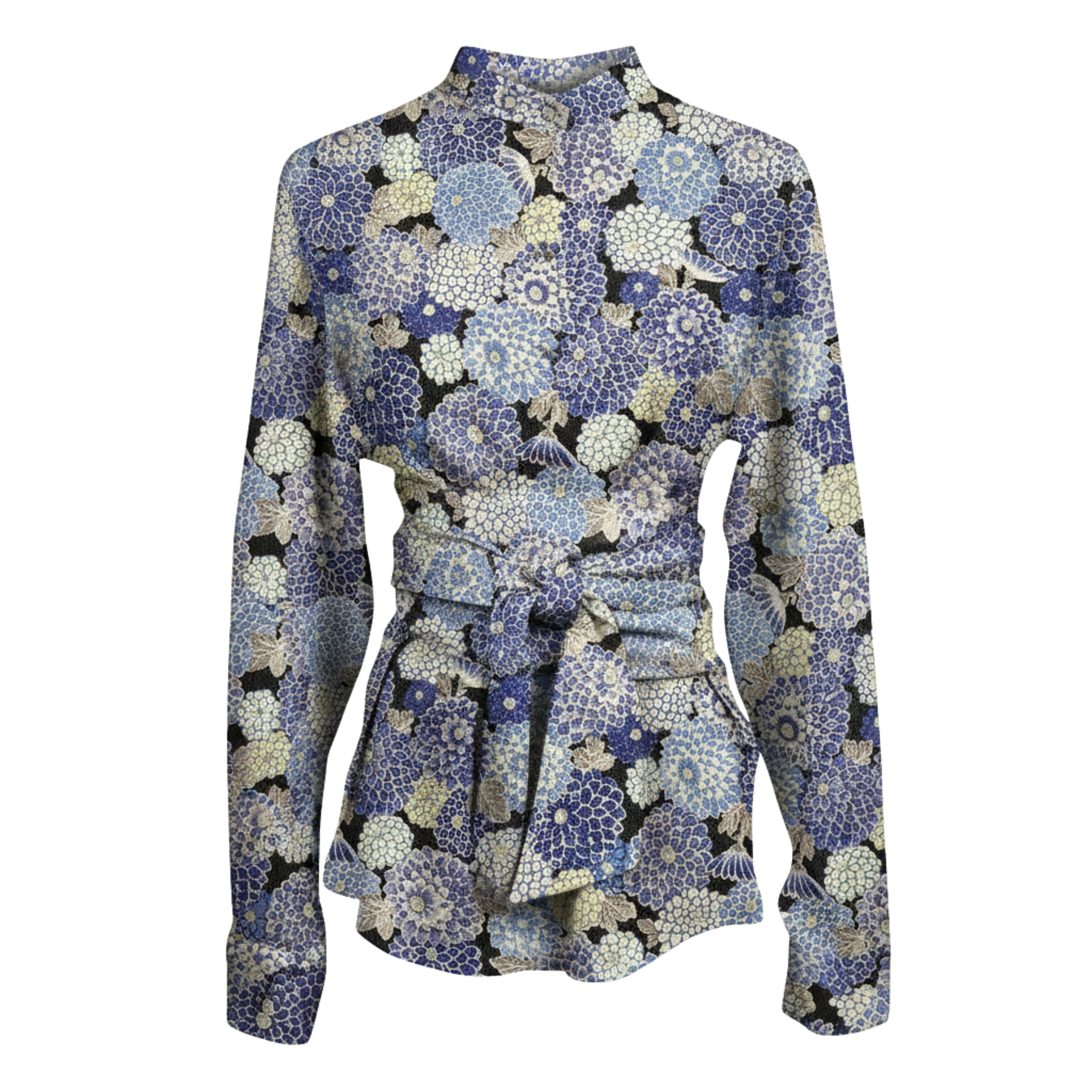 Signature Wrap Blouse – Tailored Grace with a Twist