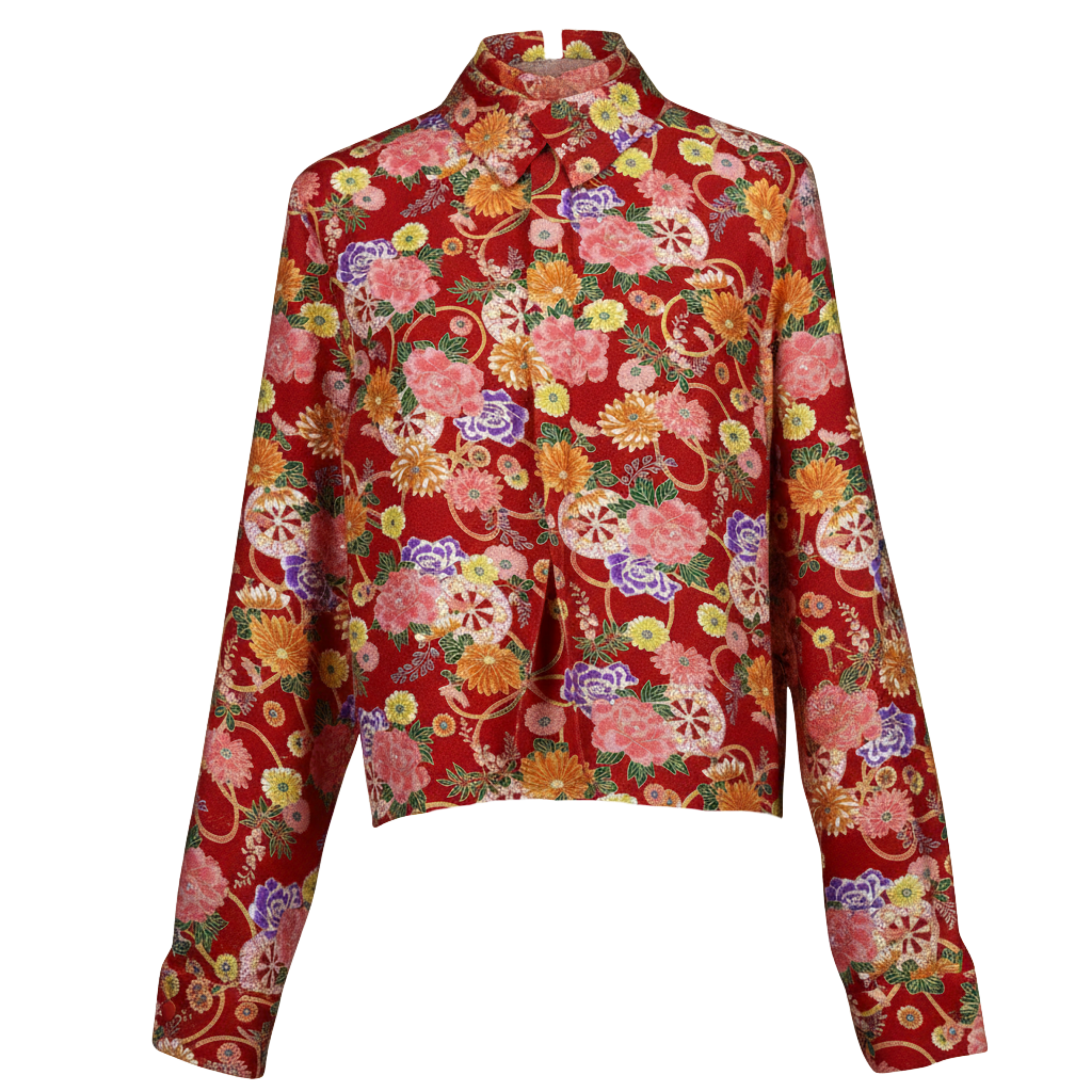 Signature 2-Way Double Collar Blouse – Iconic Versatility