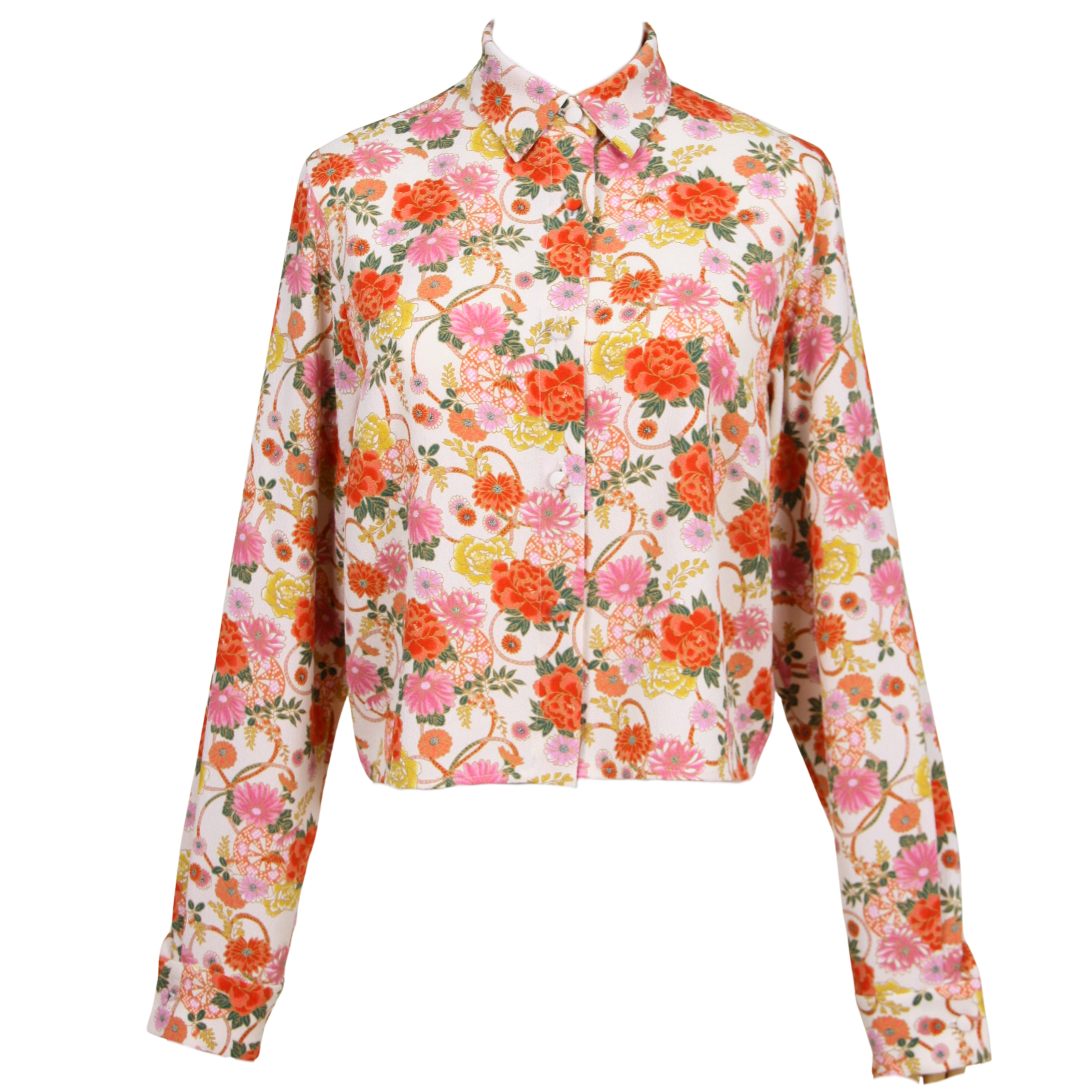 Overlapped Blouse – Cropped & Flowing Silhouette