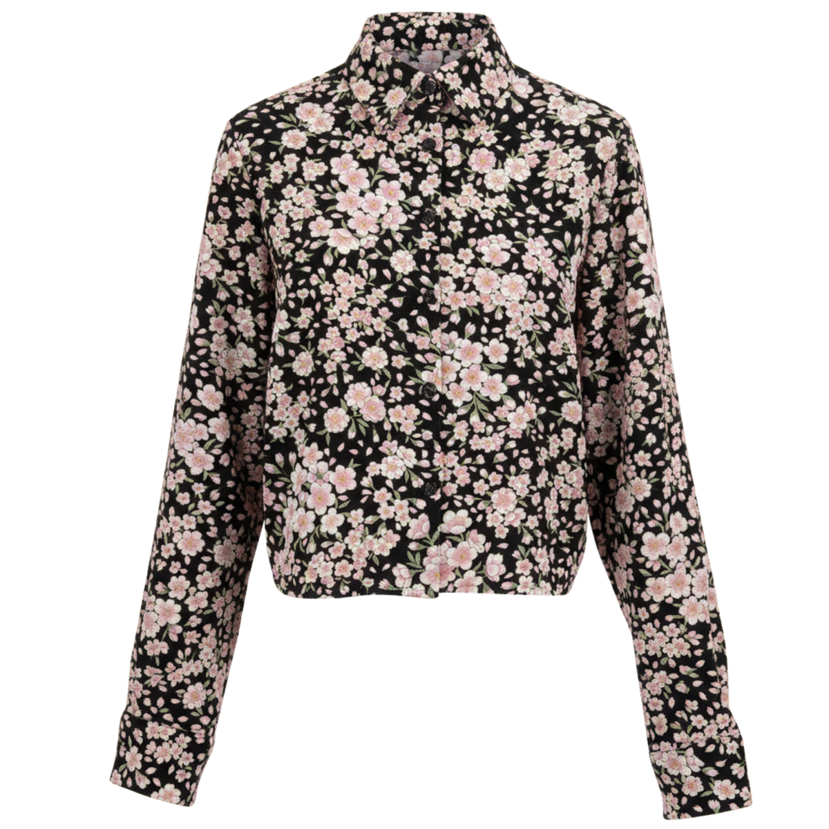 Overlapped Blouse – Cropped & Flowing Silhouette