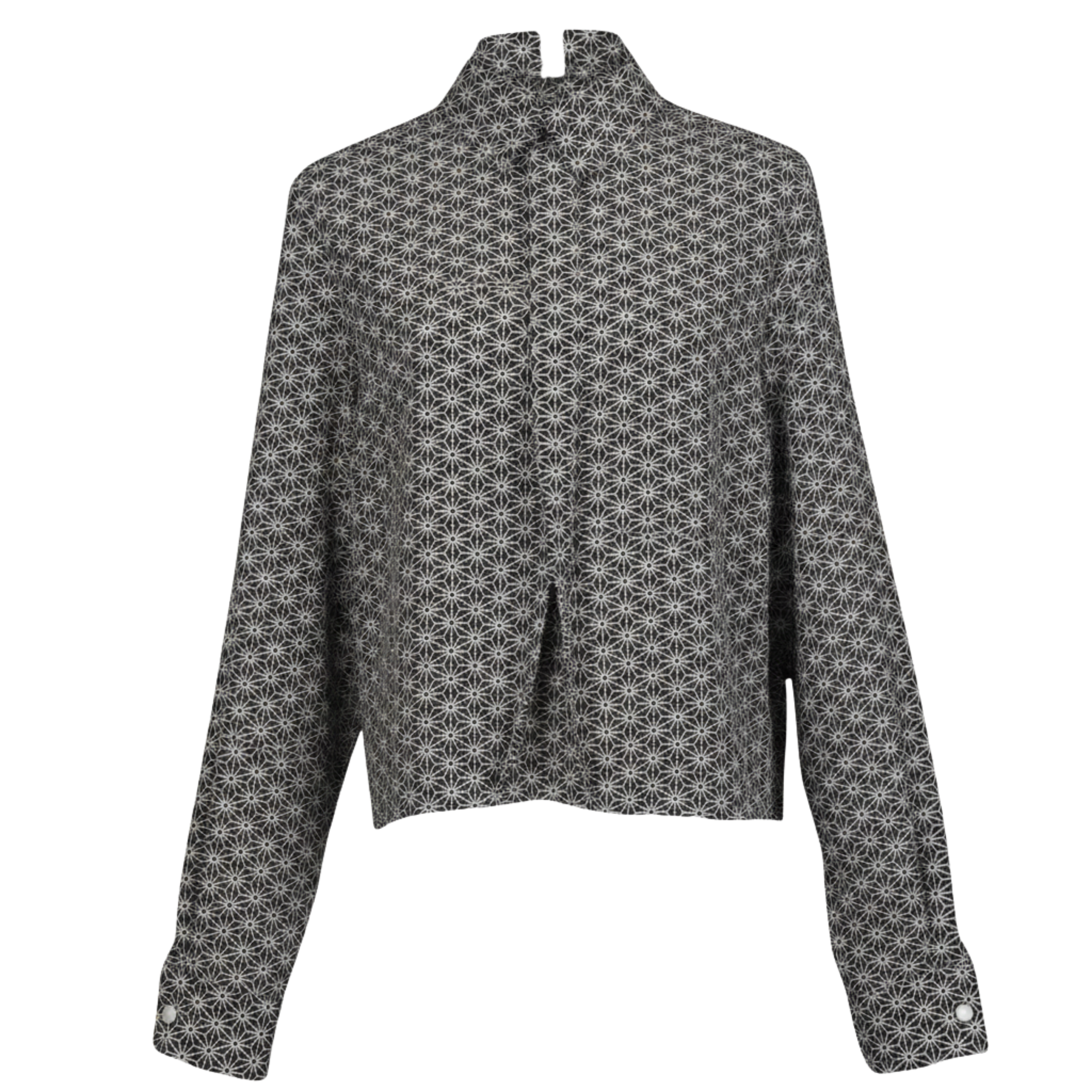 Signature 2-Way Double Collar Blouse – Iconic Versatility