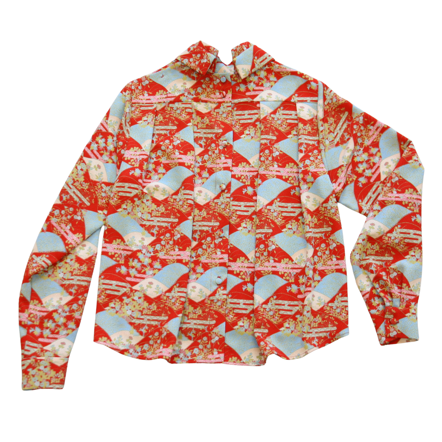 SIGNATURE 2-WAY DOUBLE COLLAR BLOUSE