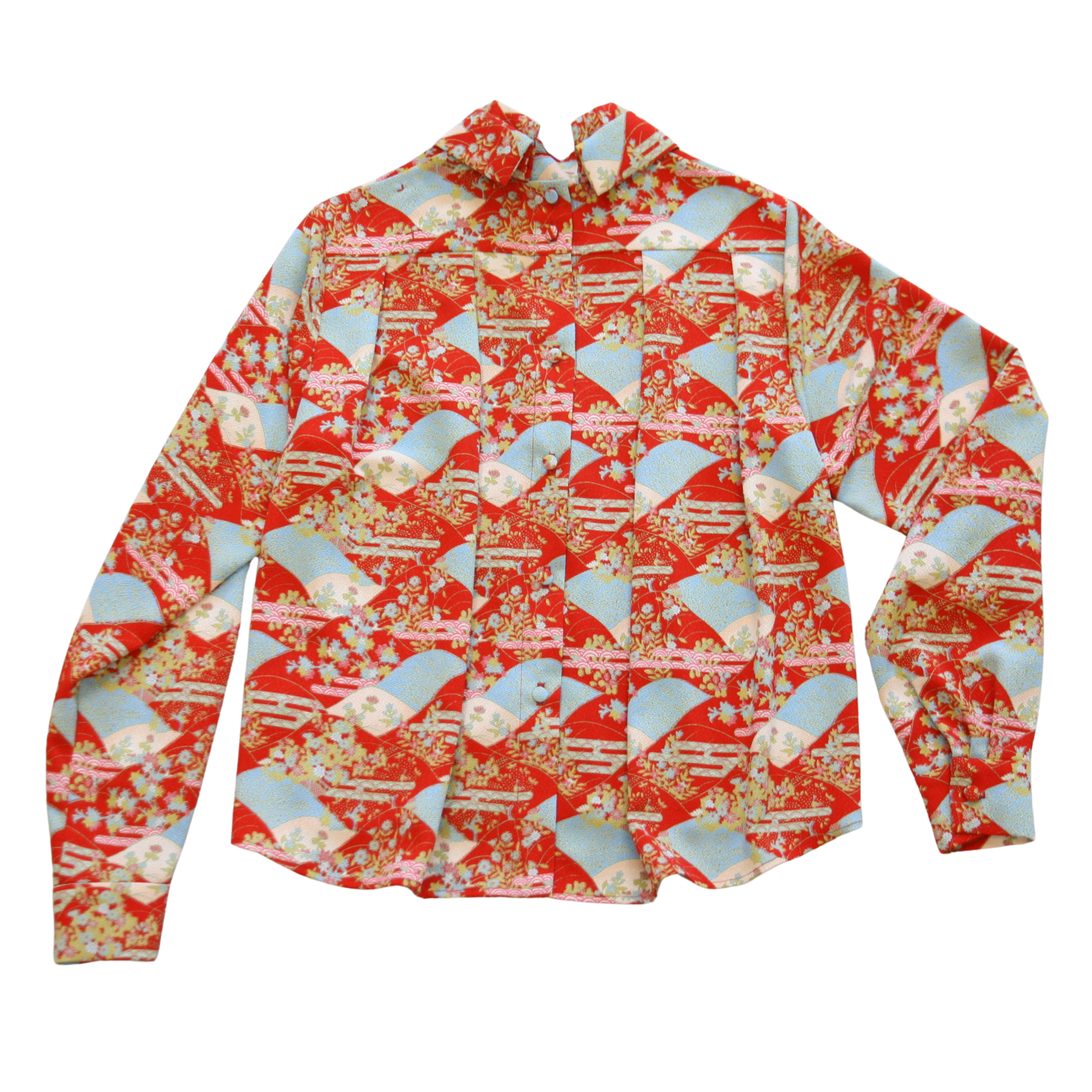 SIGNATURE 2-WAY DOUBLE COLLAR BLOUSE