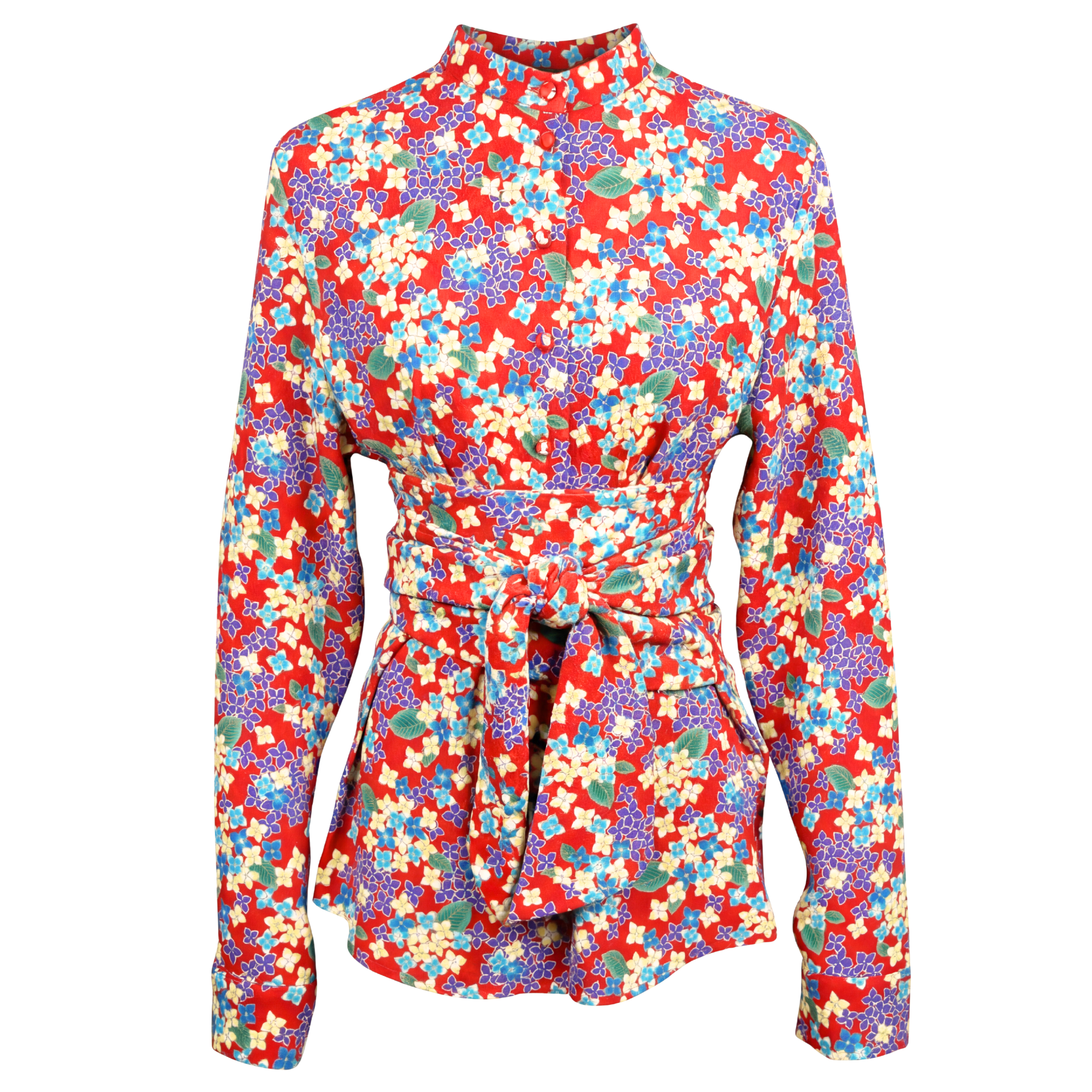 Signature Wrap Blouse – Tailored Grace with a Twist