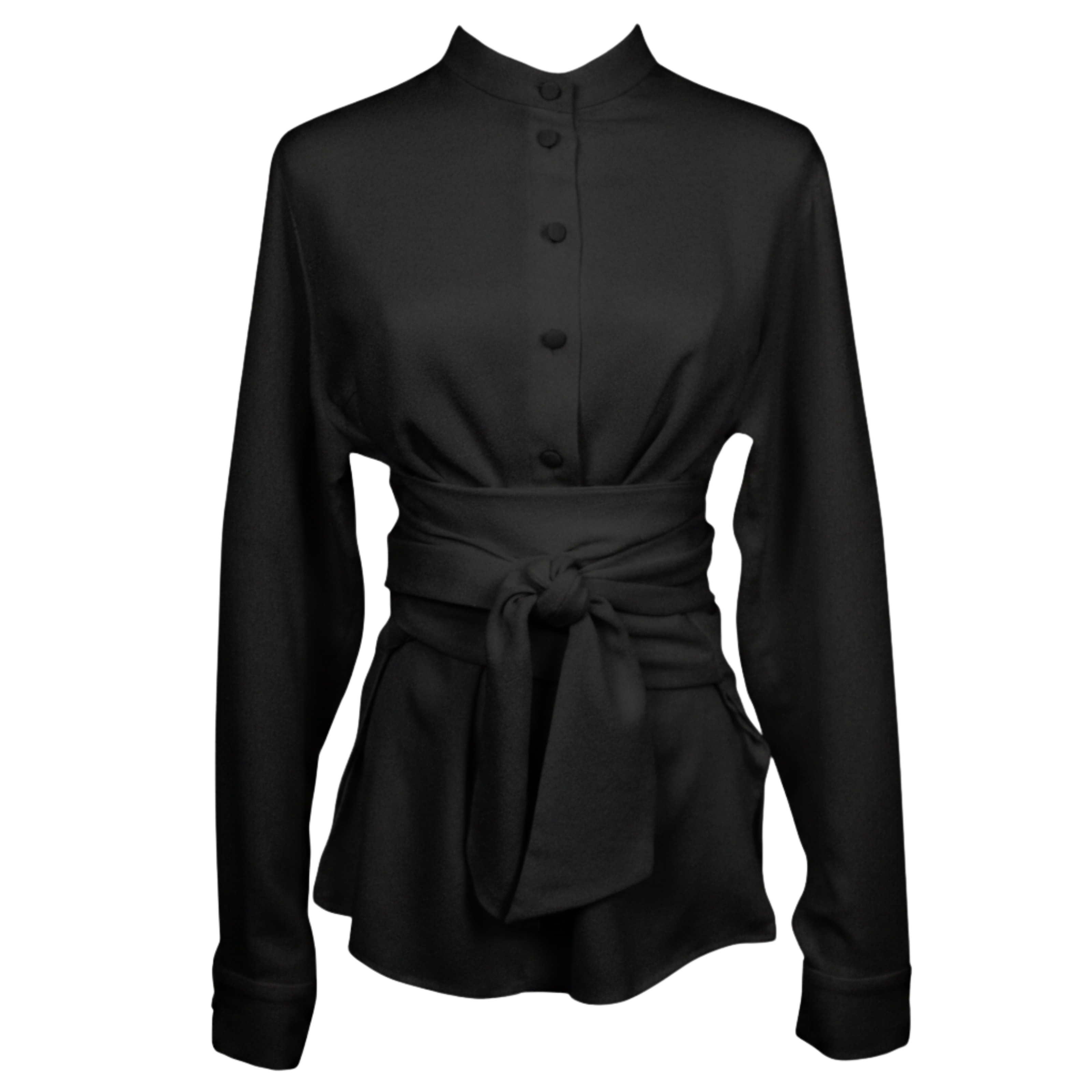 Signature Wrap Blouse – Tailored Grace with a Twist