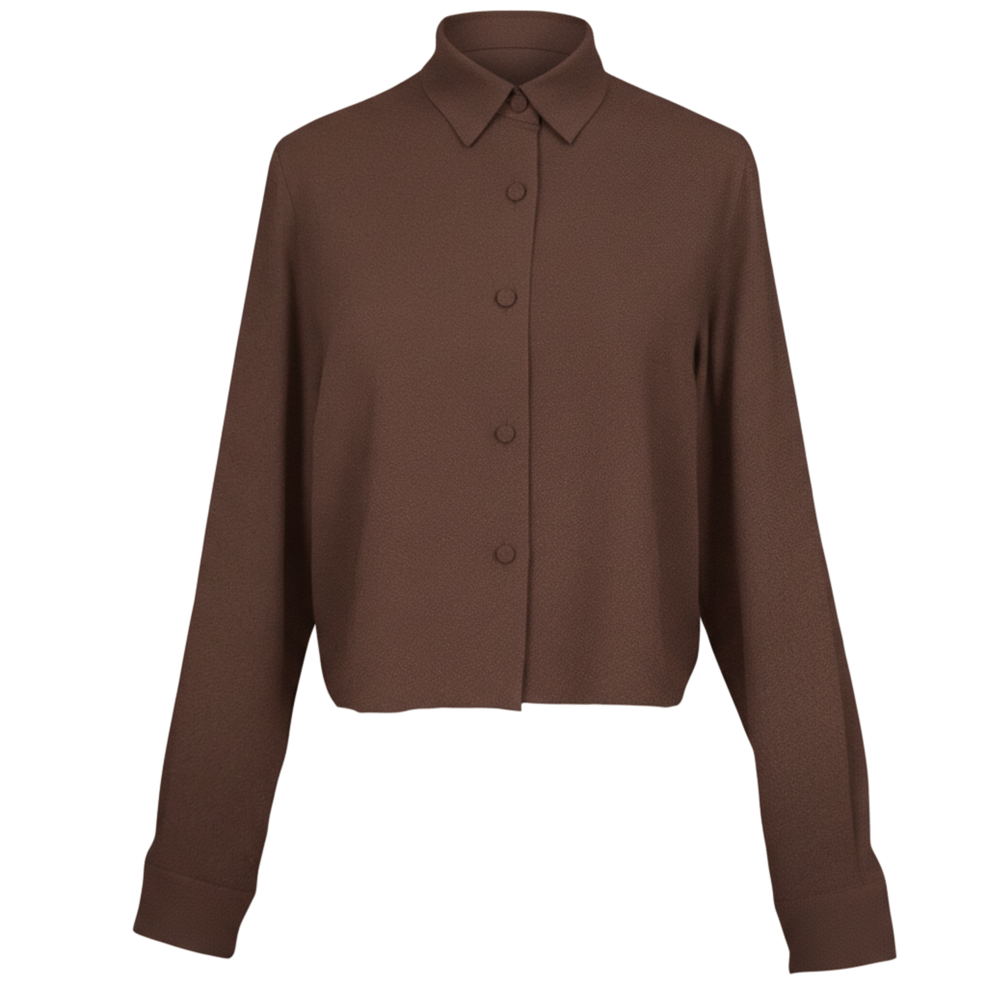 Overlapped Blouse – Cropped & Flowing Silhouette