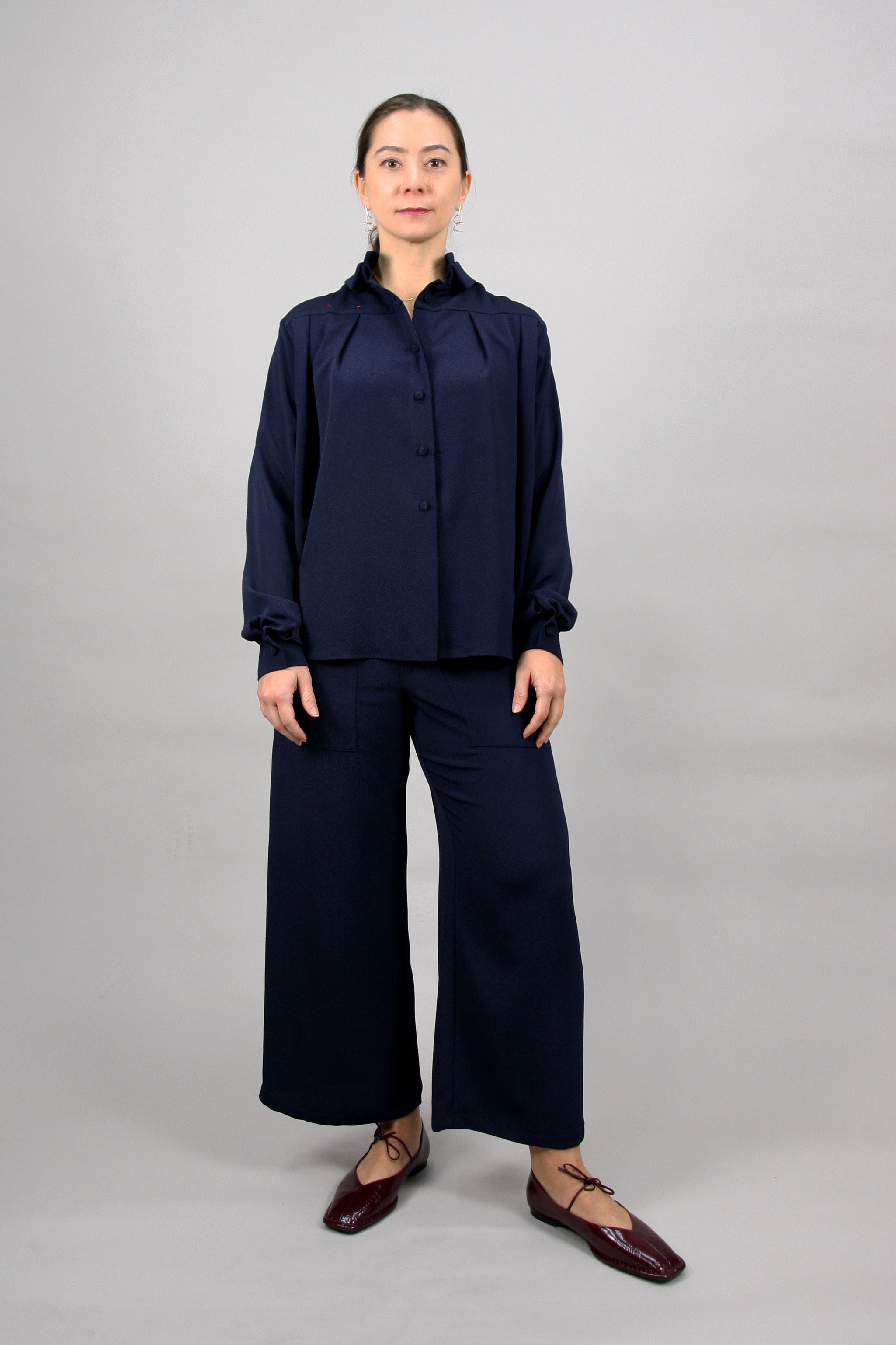 Signature Doppelkragen-Bluse – Zwei Looks in einem