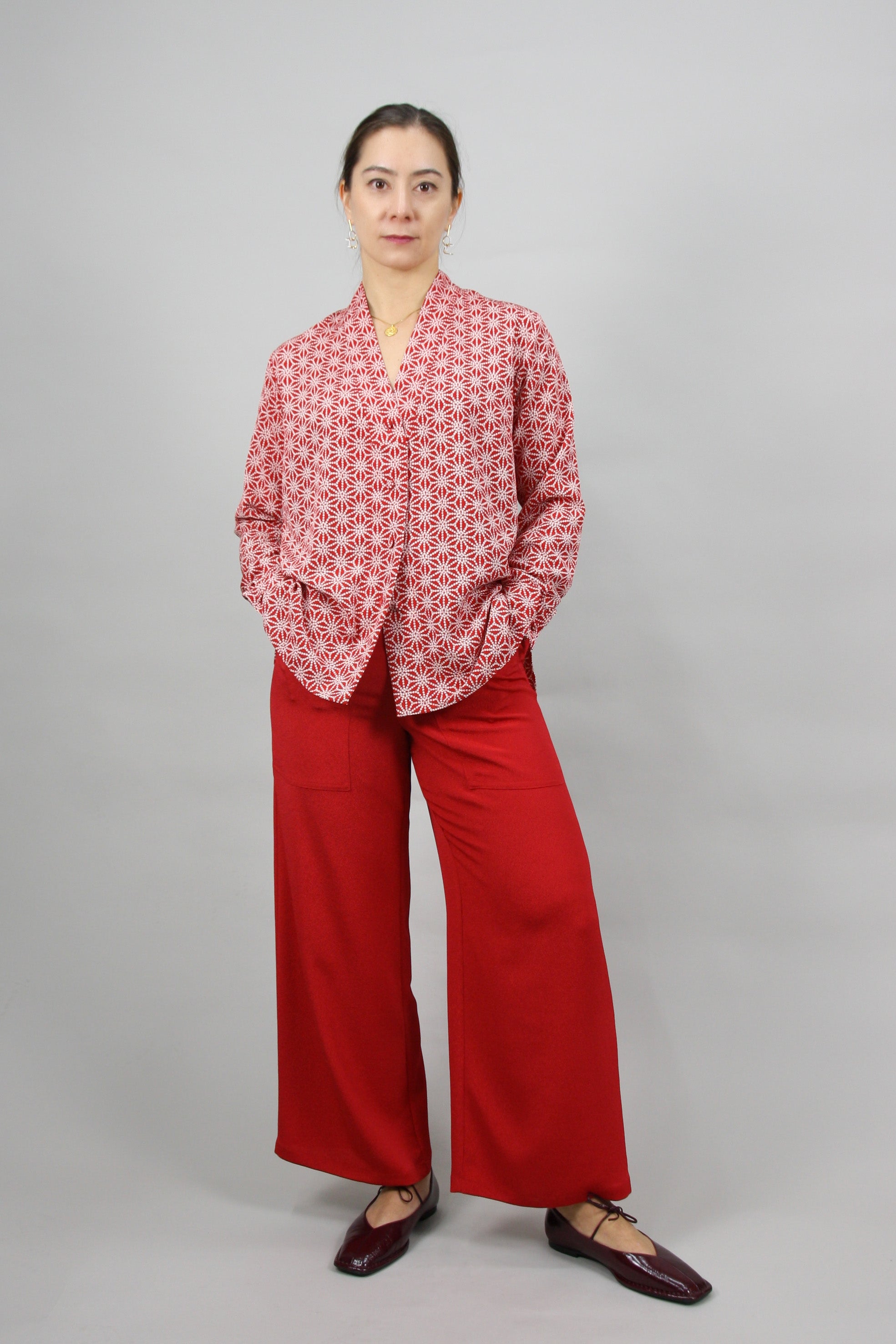 Kimono Bluse – Eleganter Minimalismus