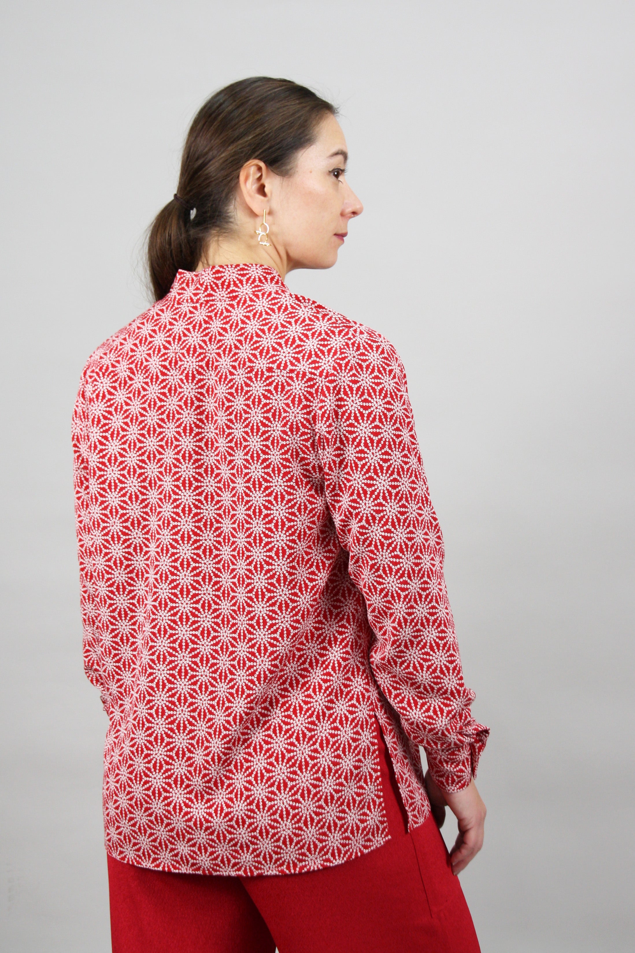 Kimono Collar Blouse – Elegant Minimalism