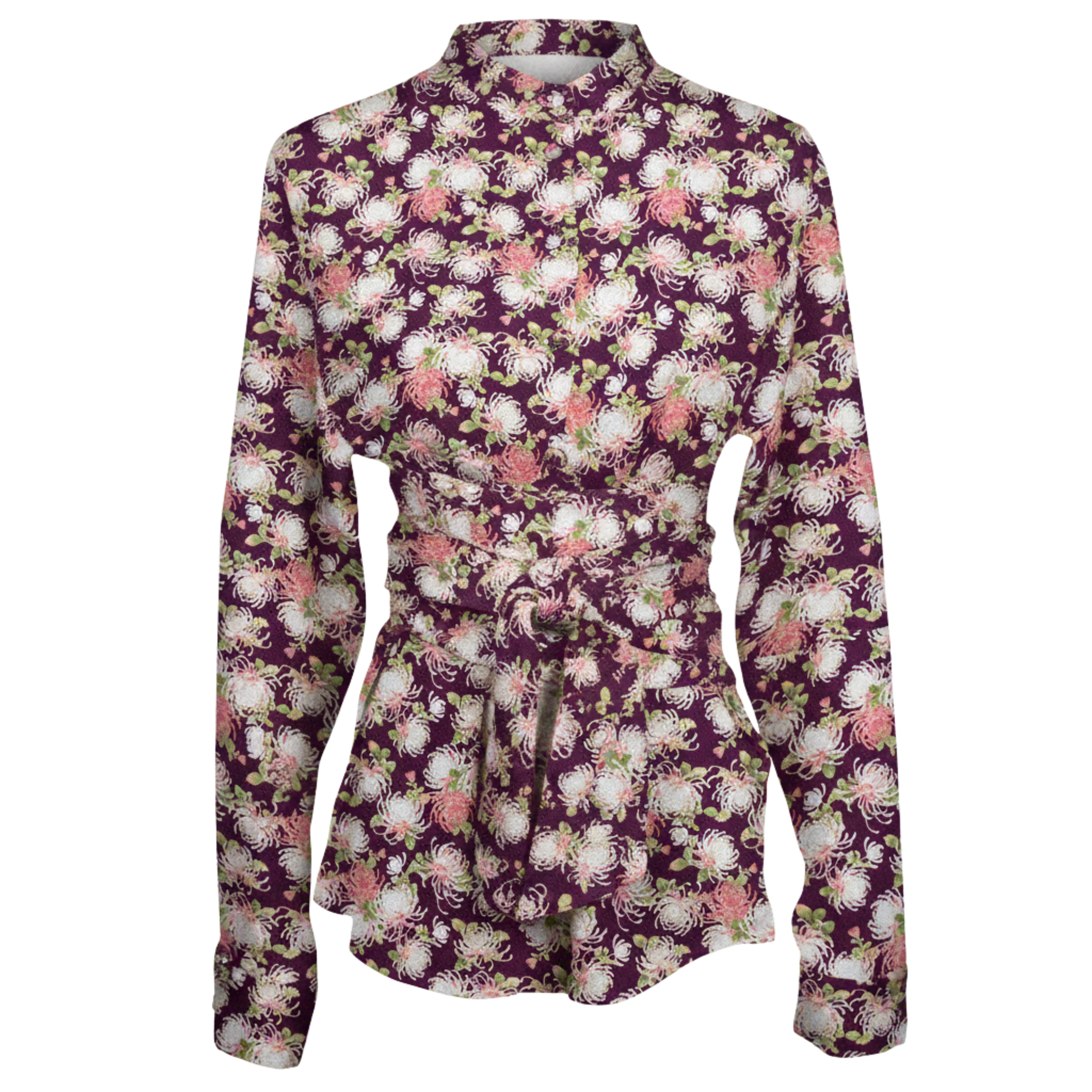 Signature Wrap Blouse – Tailored Grace with a Twist