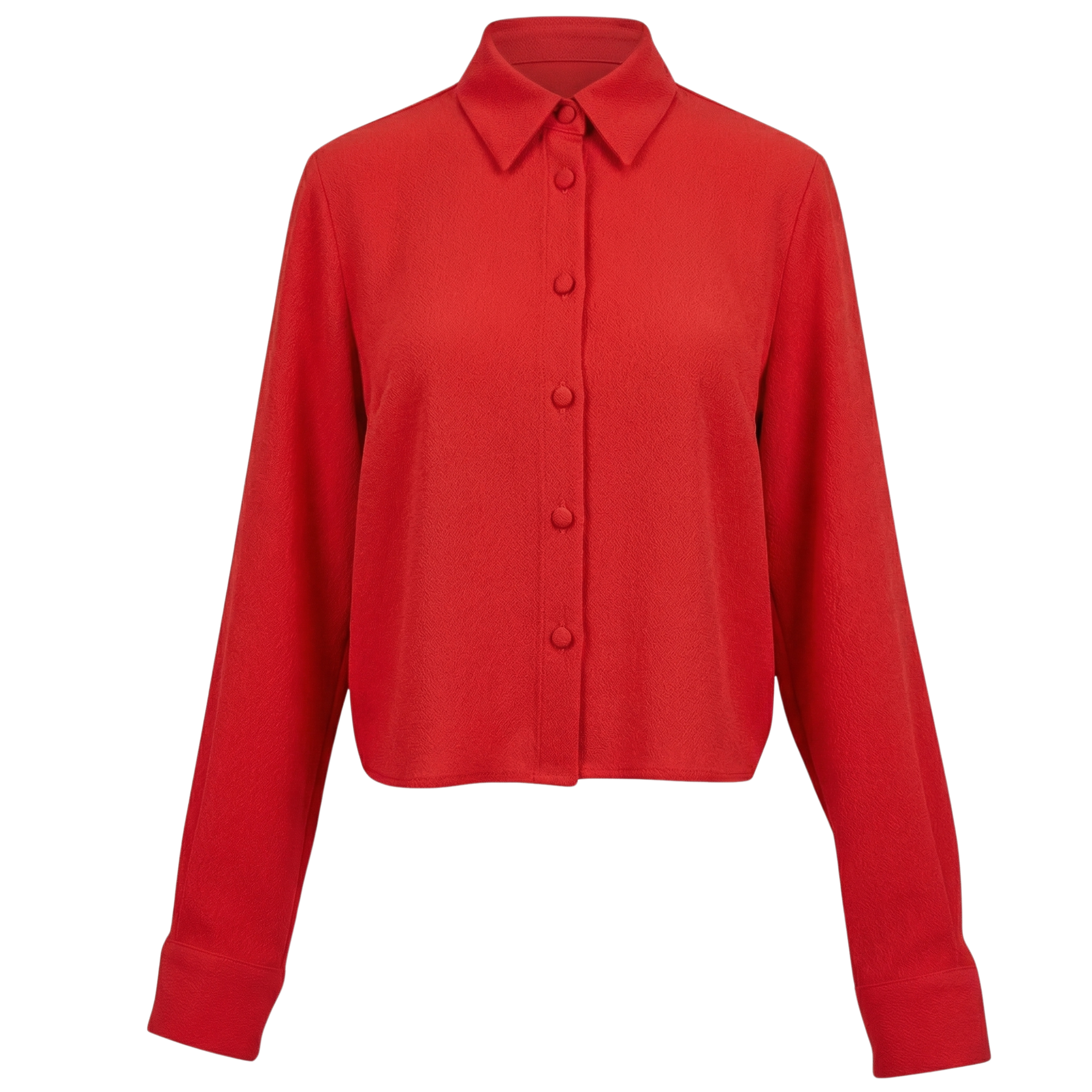 Overlapped Blouse – Cropped & Flowing Silhouette