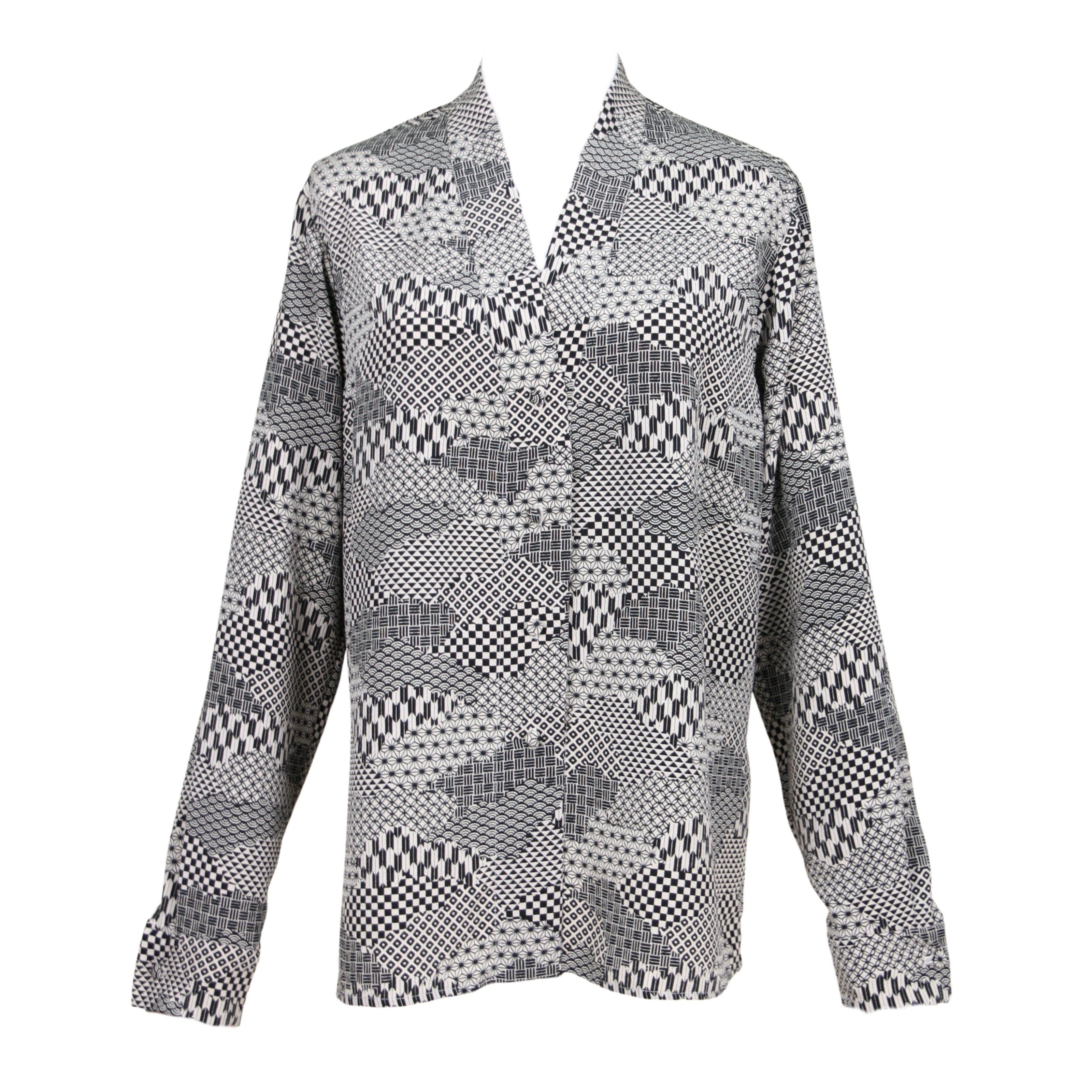 Kimono Collar Blouse – Elegant Minimalism