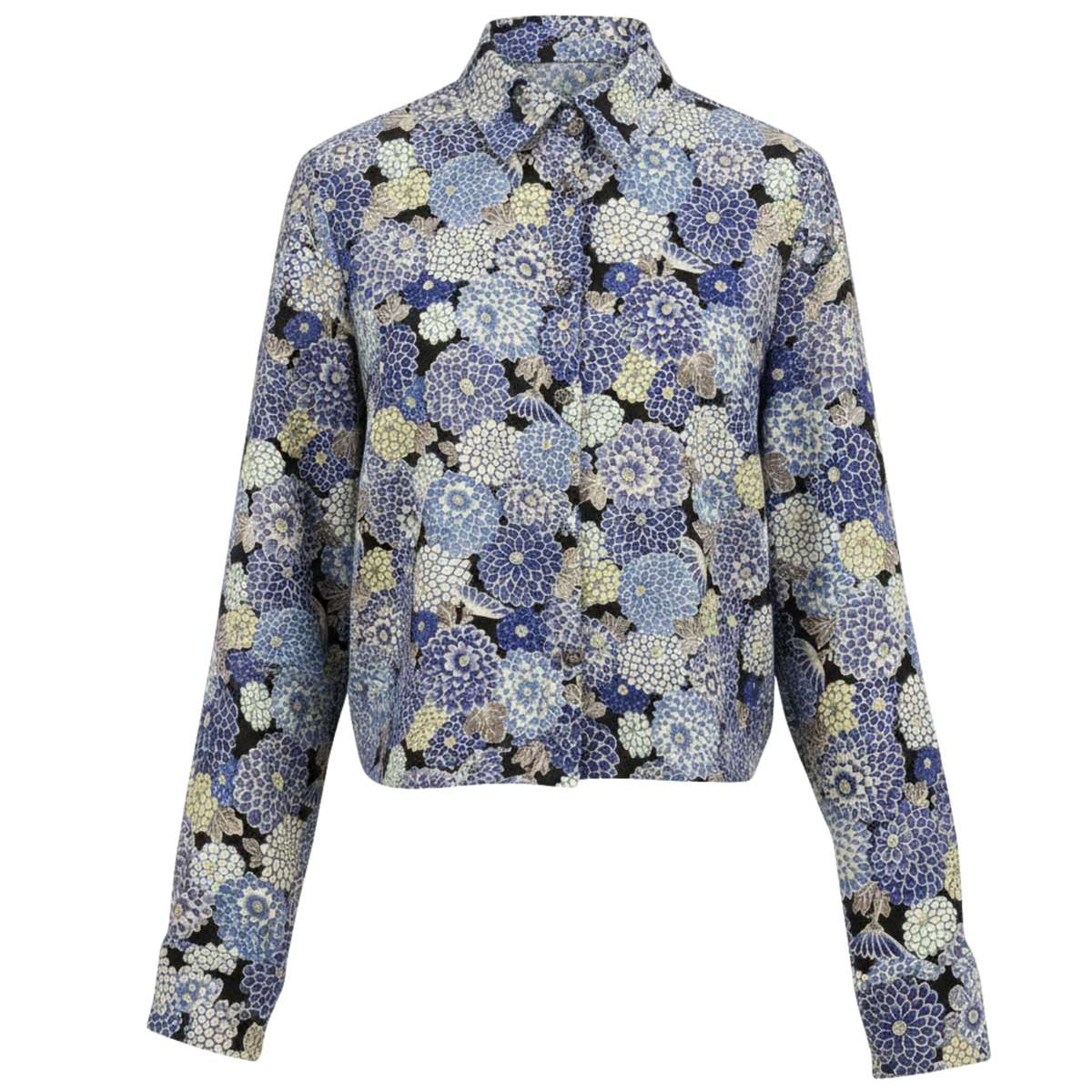 Overlapped Blouse – Cropped & Flowing Silhouette