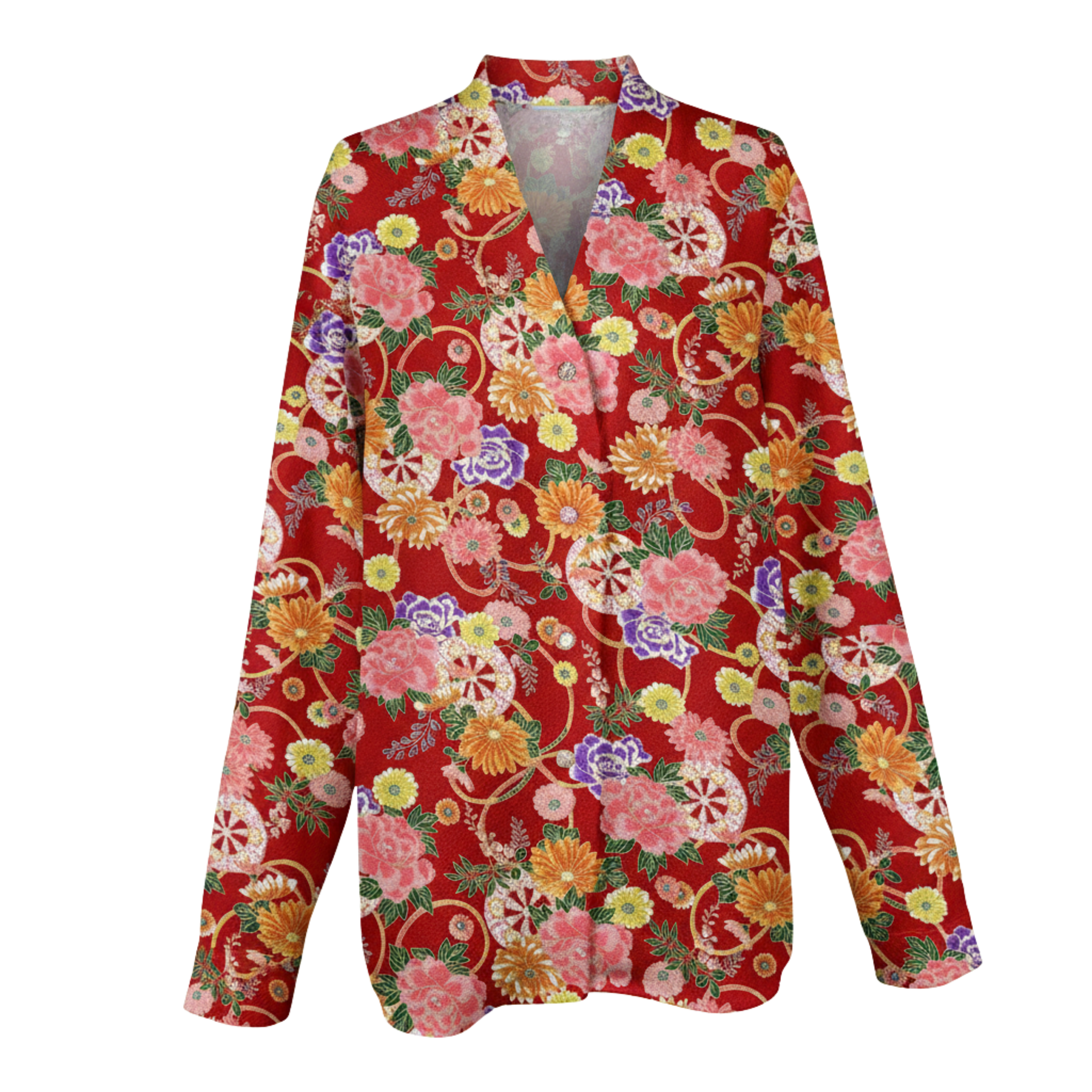 Kimono Collar Blouse – Elegant Minimalism
