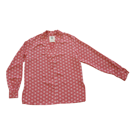 KIMONO COLLAR BLOUSE