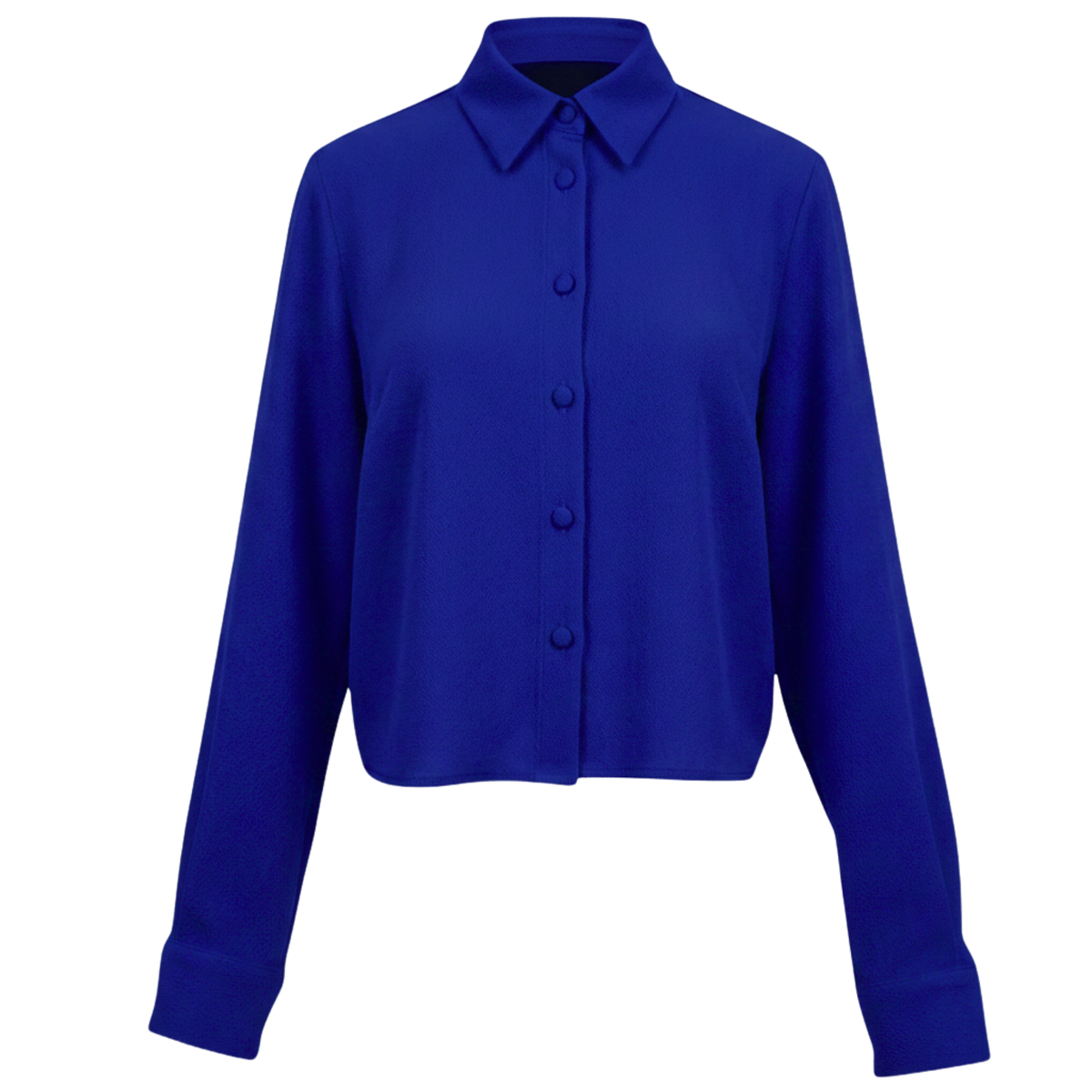 Overlapped Blouse – Cropped & Flowing Silhouette