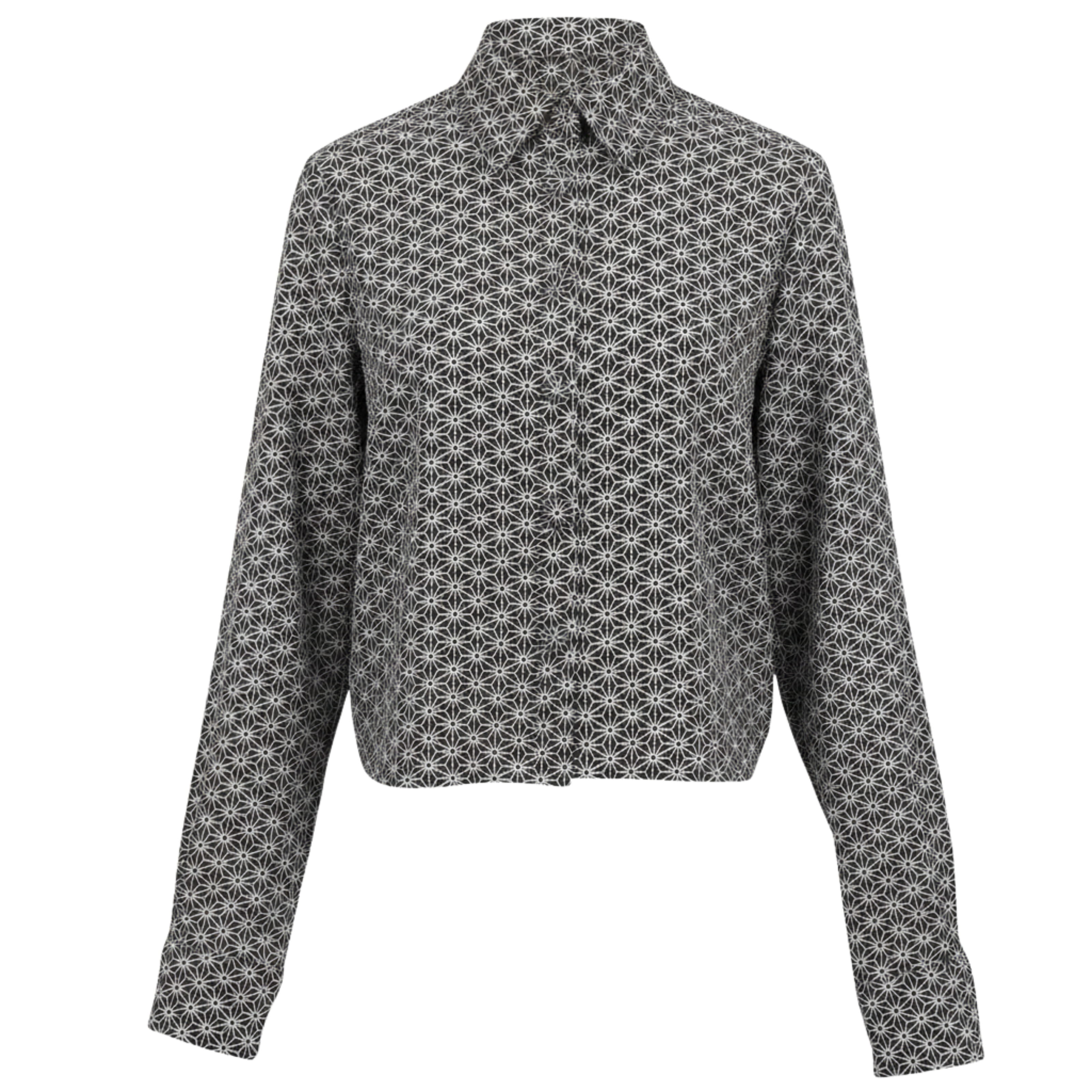 Overlapped Blouse – Cropped & Flowing Silhouette