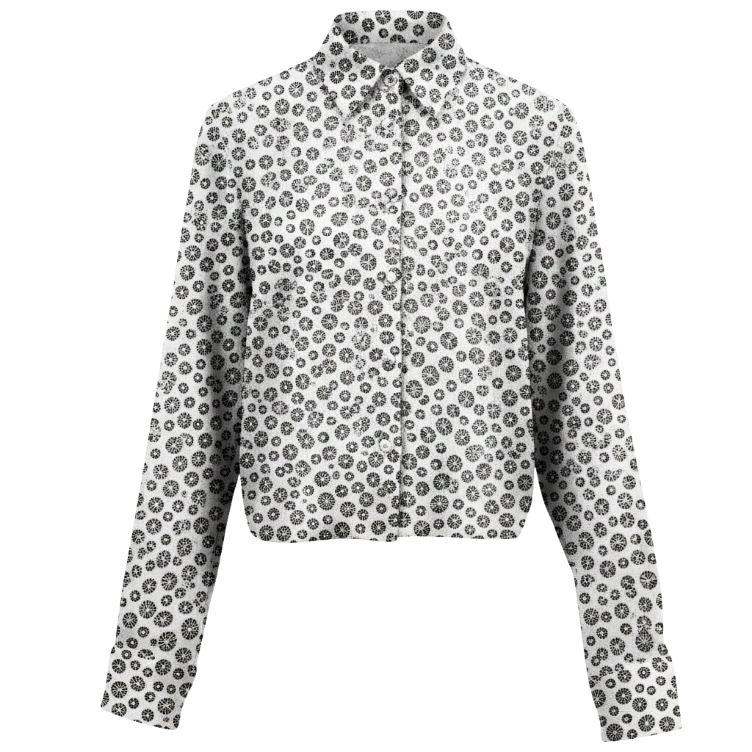 Overlapped Blouse – Cropped & Flowing Silhouette