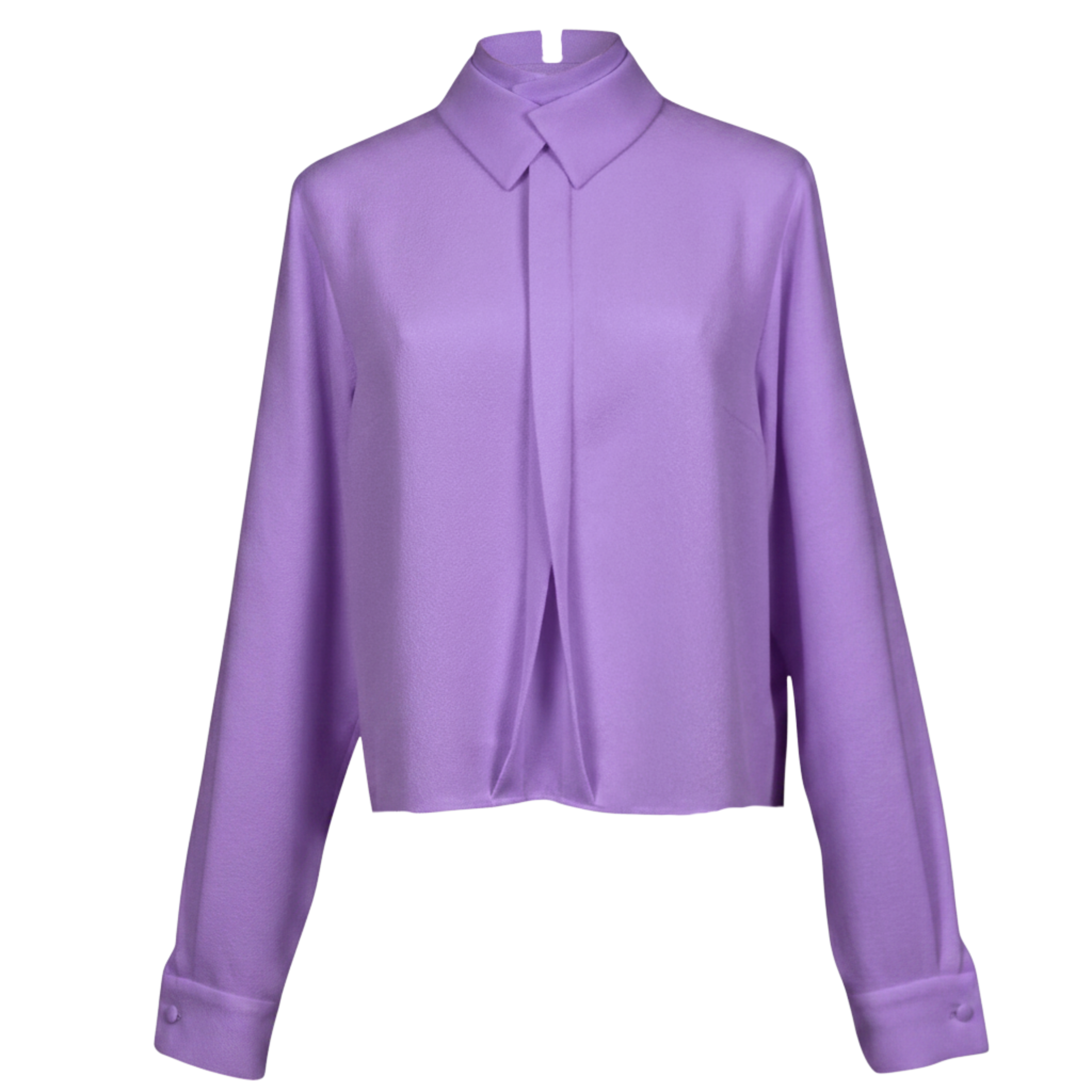 Signature 2-Way Double Collar Blouse – Iconic Versatility