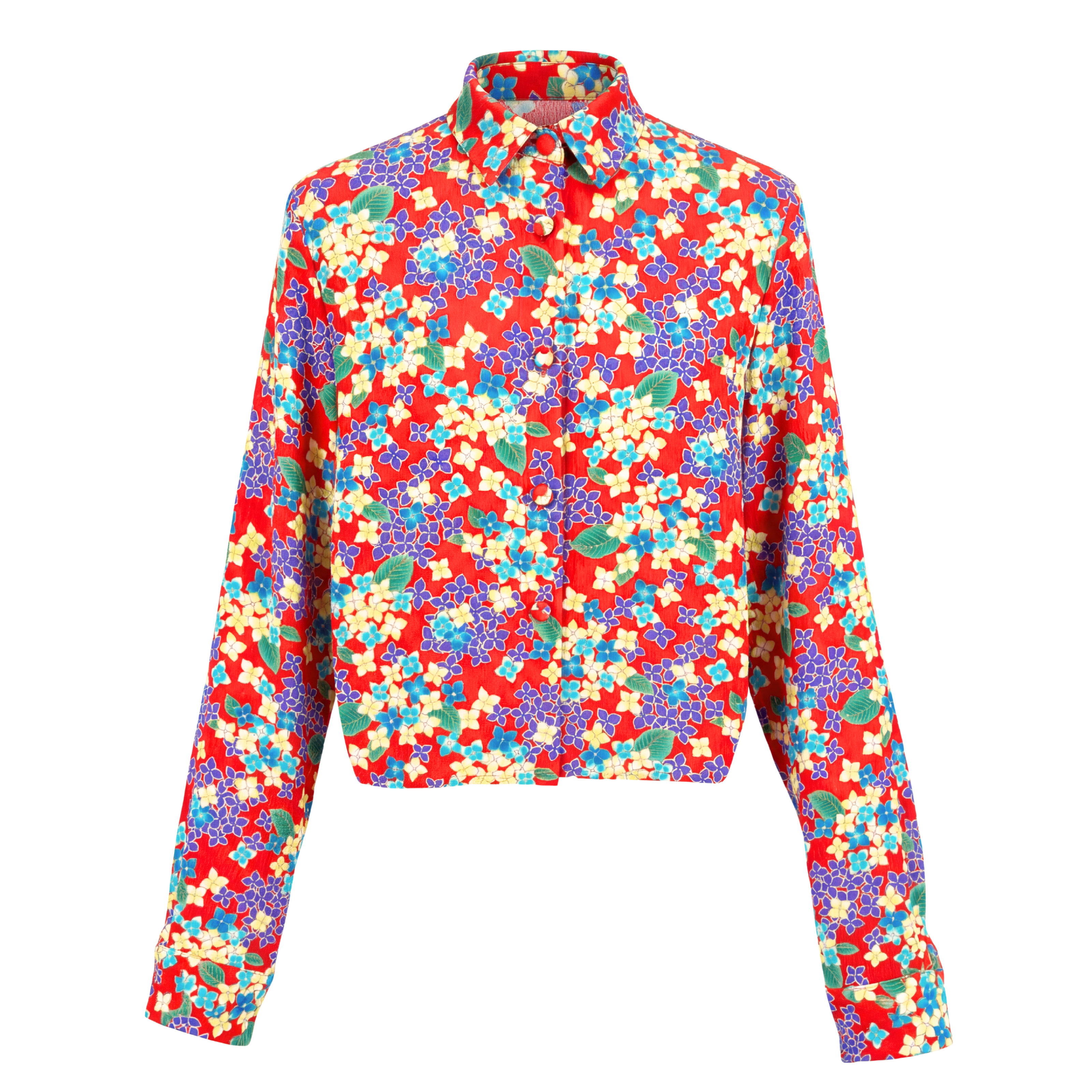 Overlapped Blouse – Cropped & Flowing Silhouette