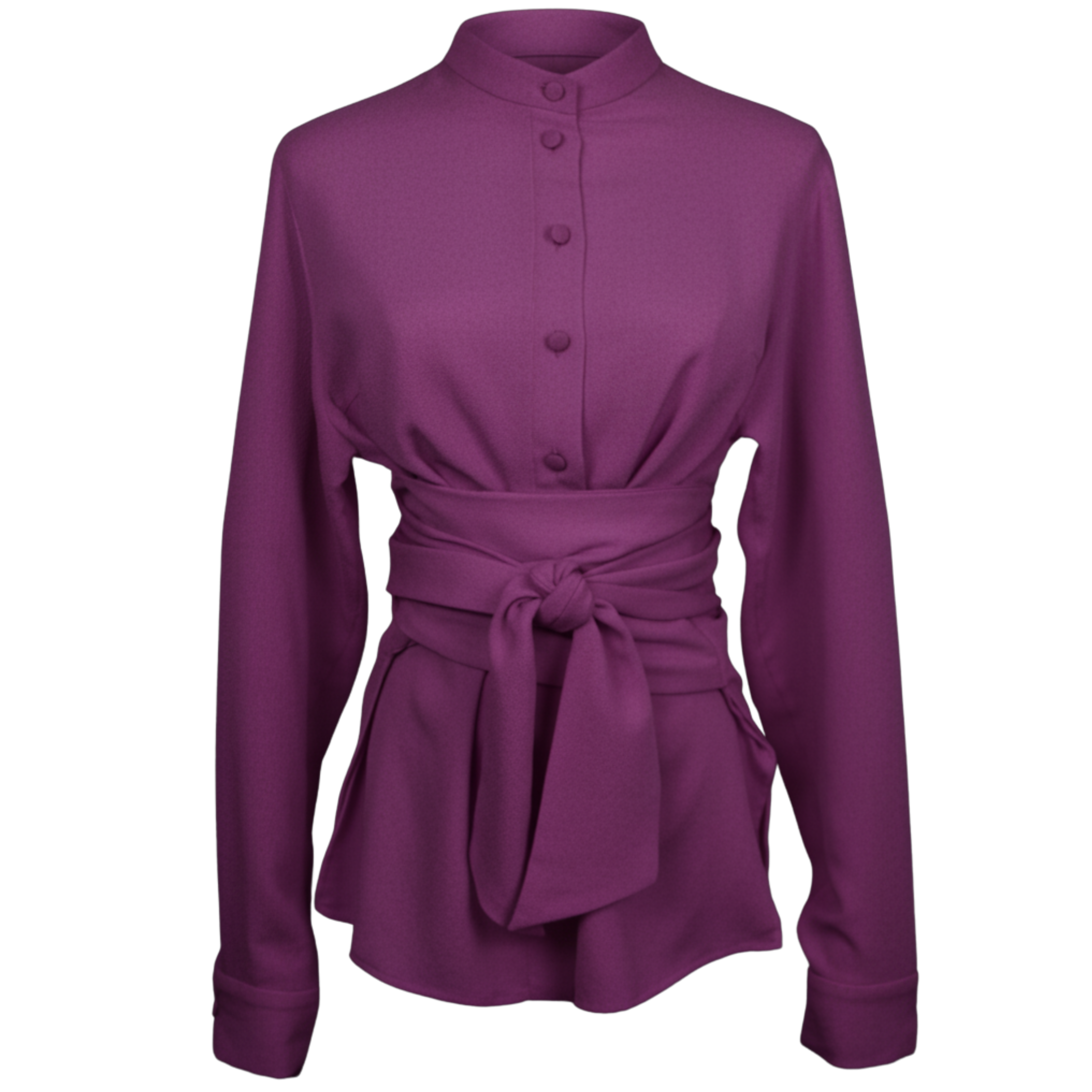 Signature Wrap Blouse – Tailored Grace with a Twist