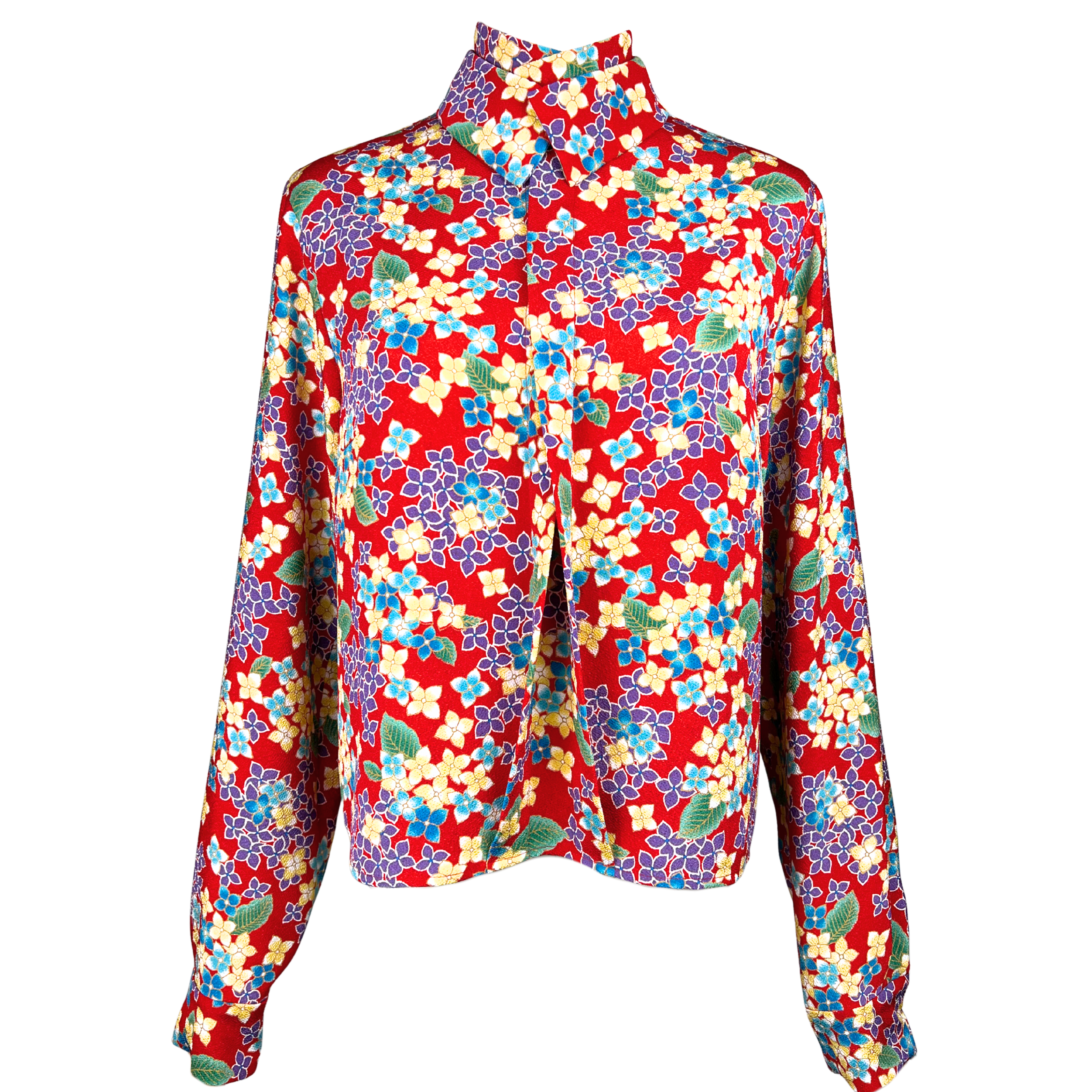 Signature 2-Way Double Collar Blouse – Iconic Versatility