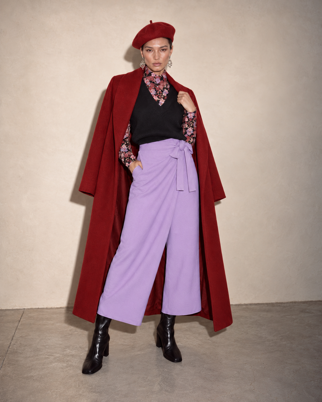 Signature 2-Way Double Collar Blouse – Autumn / Winter