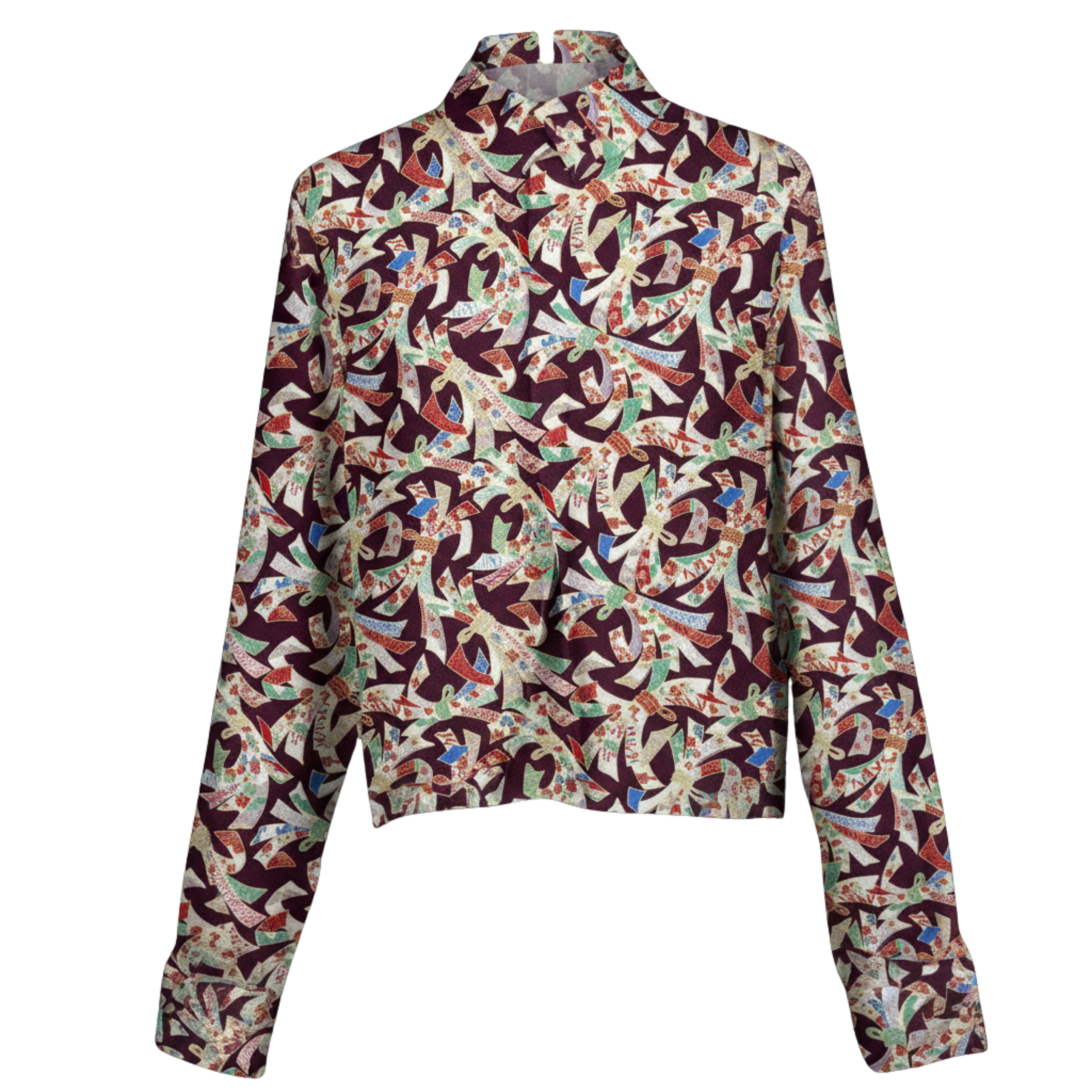 Signature 2-Way Double Collar Blouse – Iconic Versatility
