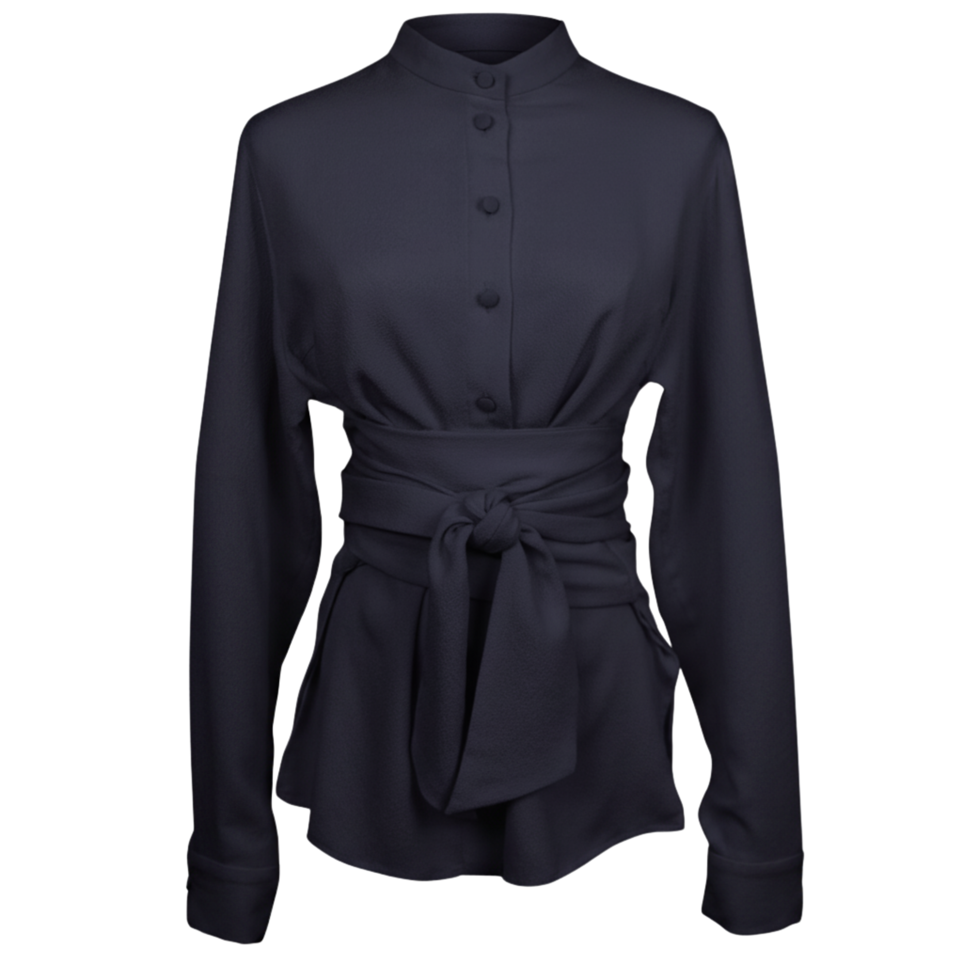 Signature Wrap Blouse – Tailored Grace with a Twist
