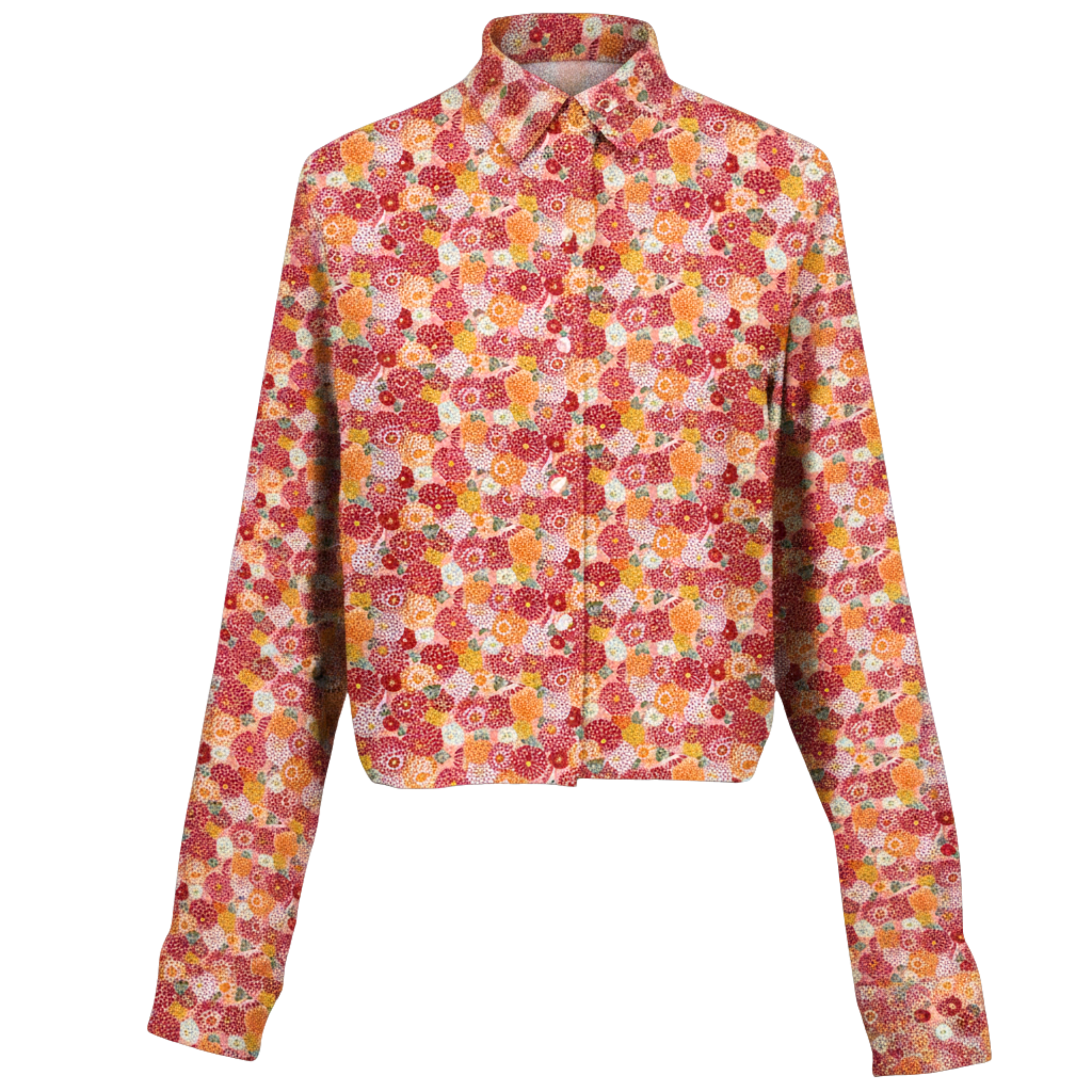 Overlapped Blouse – Cropped & Flowing Silhouette