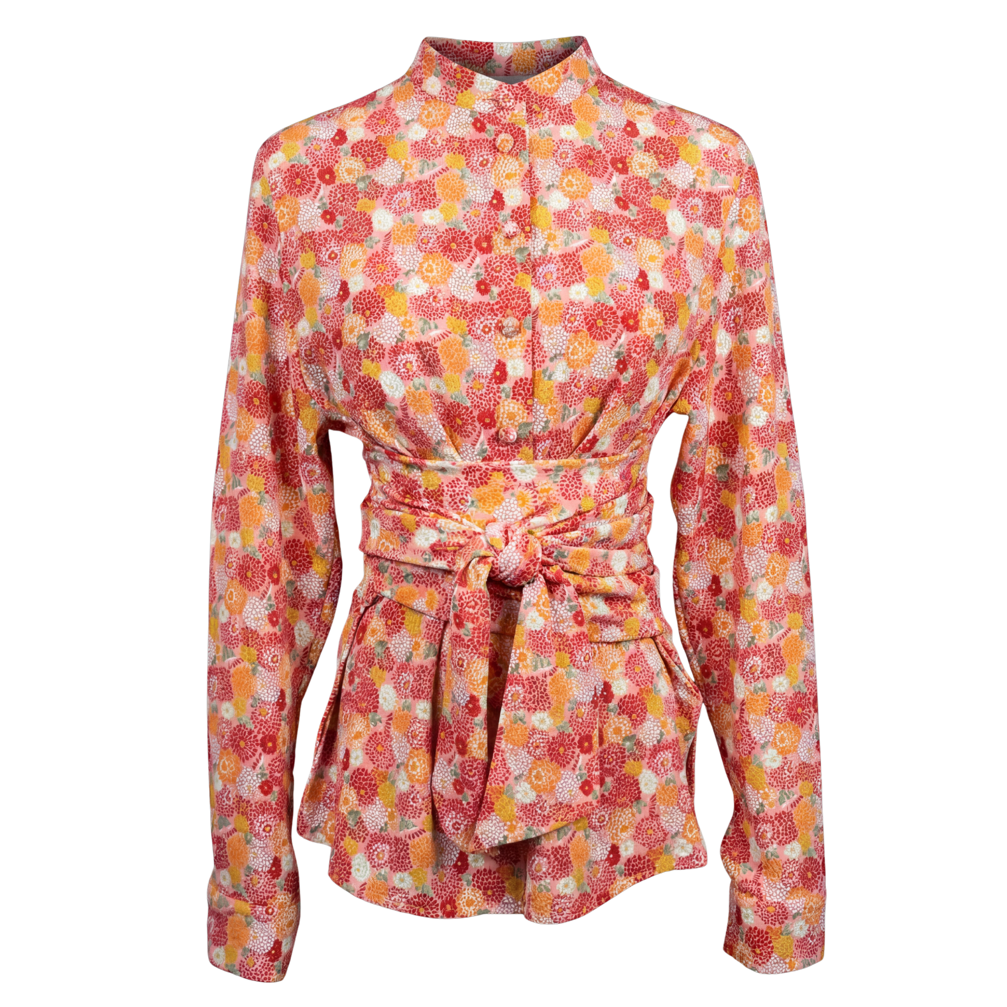 Signature Wrap Blouse – Tailored Grace with a Twist