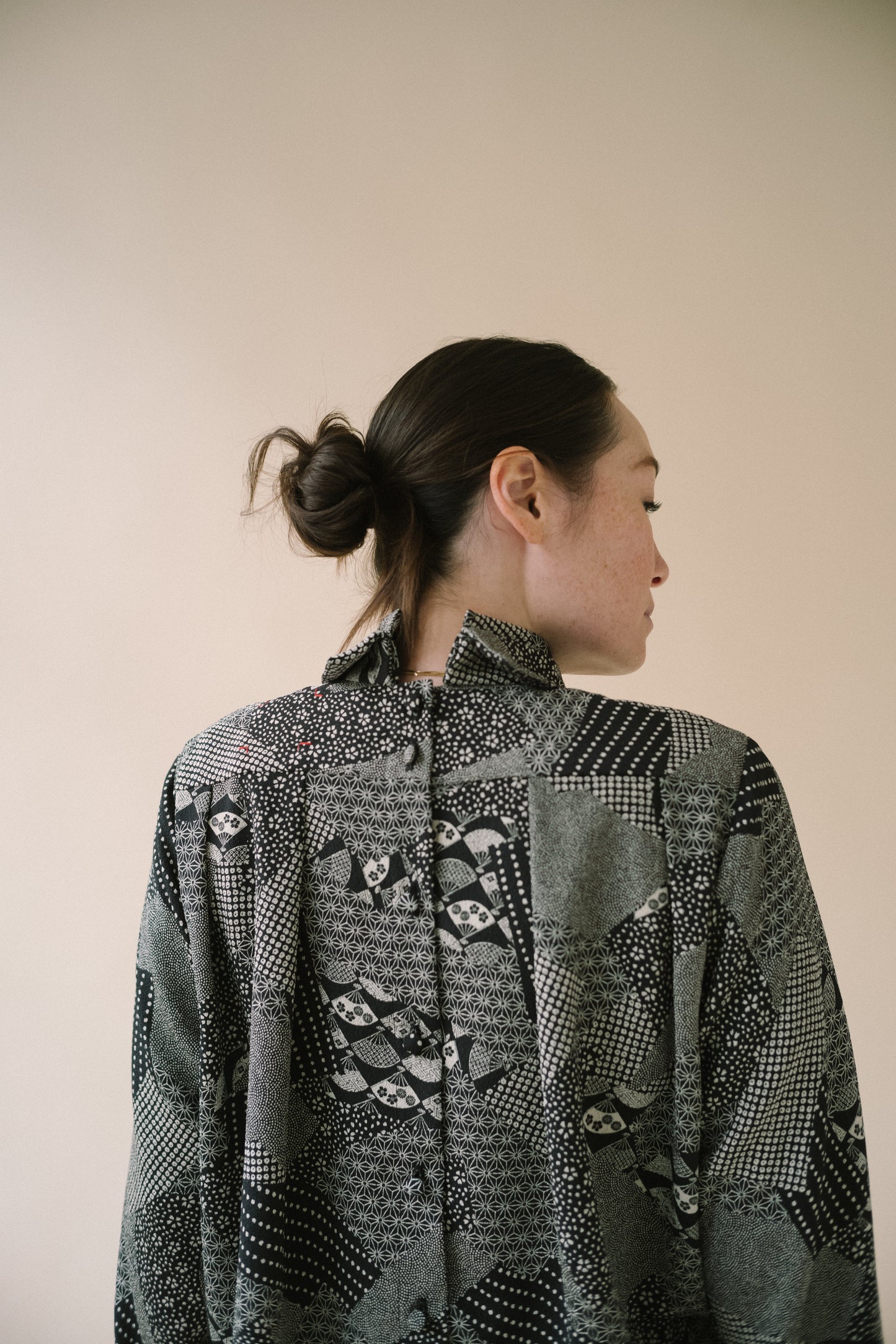 SIGNATURE 2-WEGE-BLUSE MIT DOPPELKRAGEN